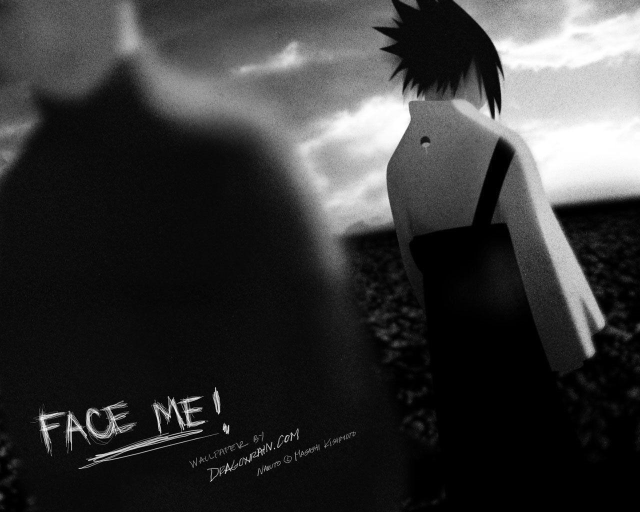 1280x1024 Sasuke Dark Wallpaper