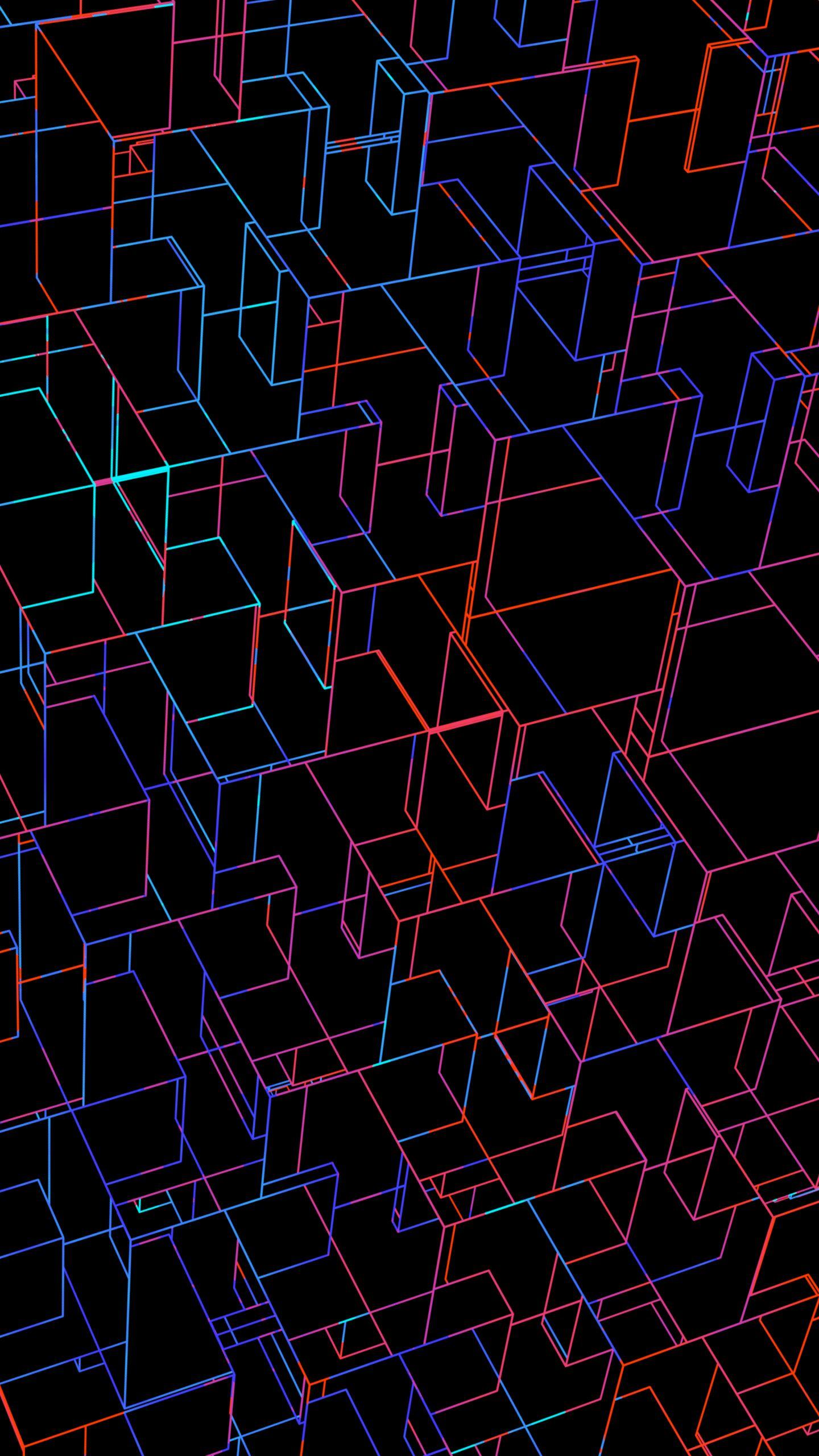 1440x2560 black background, Abstract, Digital art, Portrait display Wallpaper HD / Desktop and Mobile Background