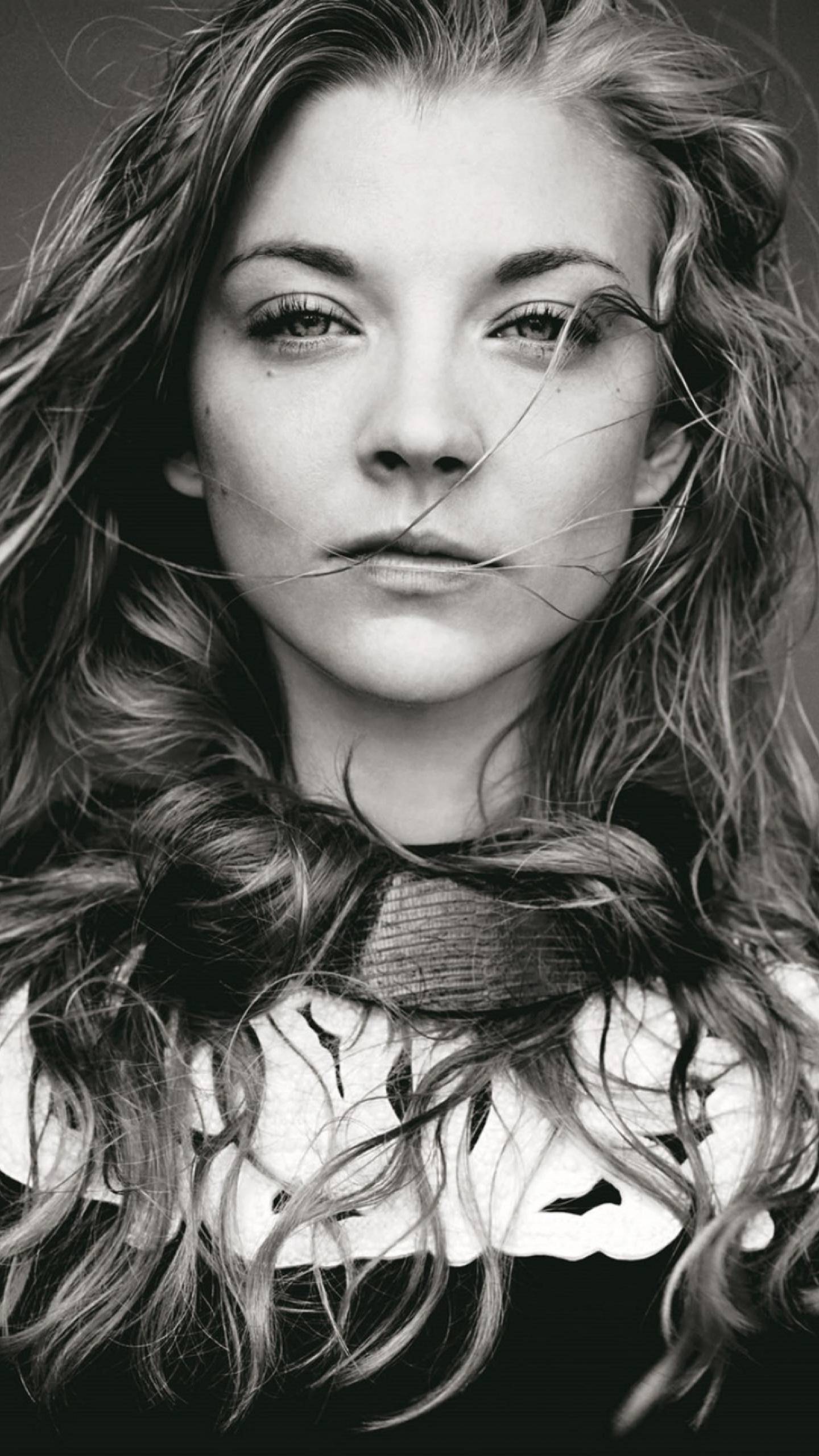 1440x2560 Natalie Dormer Back And White Portrait Samsung Galaxy S S Google Pixel XL , Nexus 6P , LG G5 Wallpaper, HD Celebrities 4K Wallpaper, Image, Photo and Background