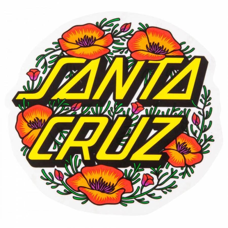 900x900 Image Image Santa Cruz Skateboards Santa Cruz Poppy. Santa Cruz Stickers, Santa Cruz Logo, Birthday Banner Free Printable