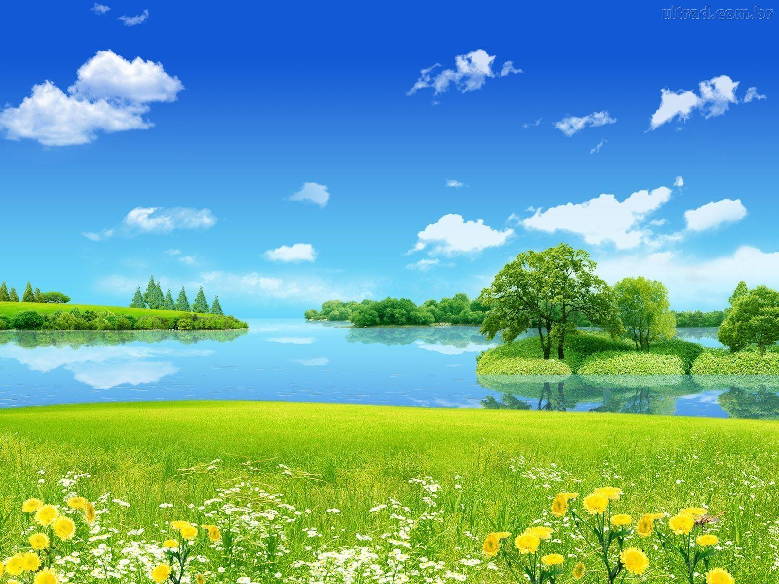1600x1200 Awesome Animated Scenery Wallpaper Desktop