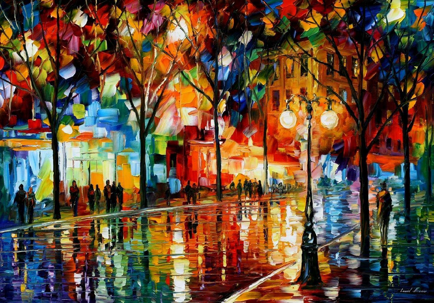 1452x1015 #painting, #Leonid Afremov, wallpaper. Mocah HD Wallpaper