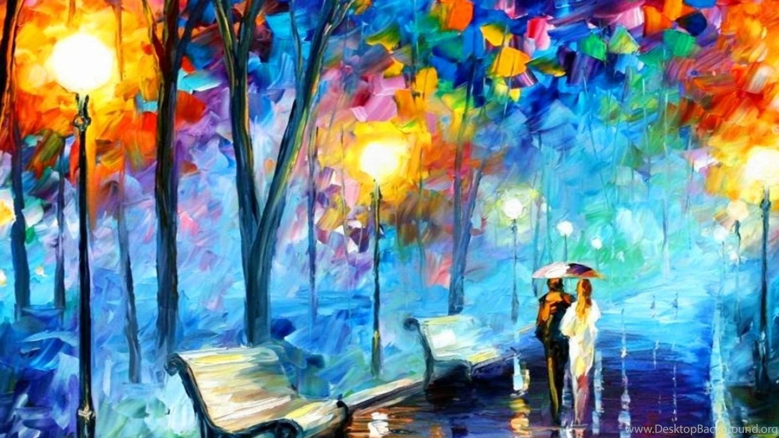 1600x900 Leonid Afremov Wallpaper Desktop Background