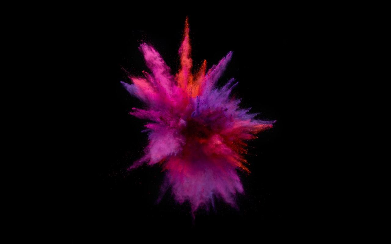 1280x800 Pink Colorful Splash Wallpaper 3D Models. Free