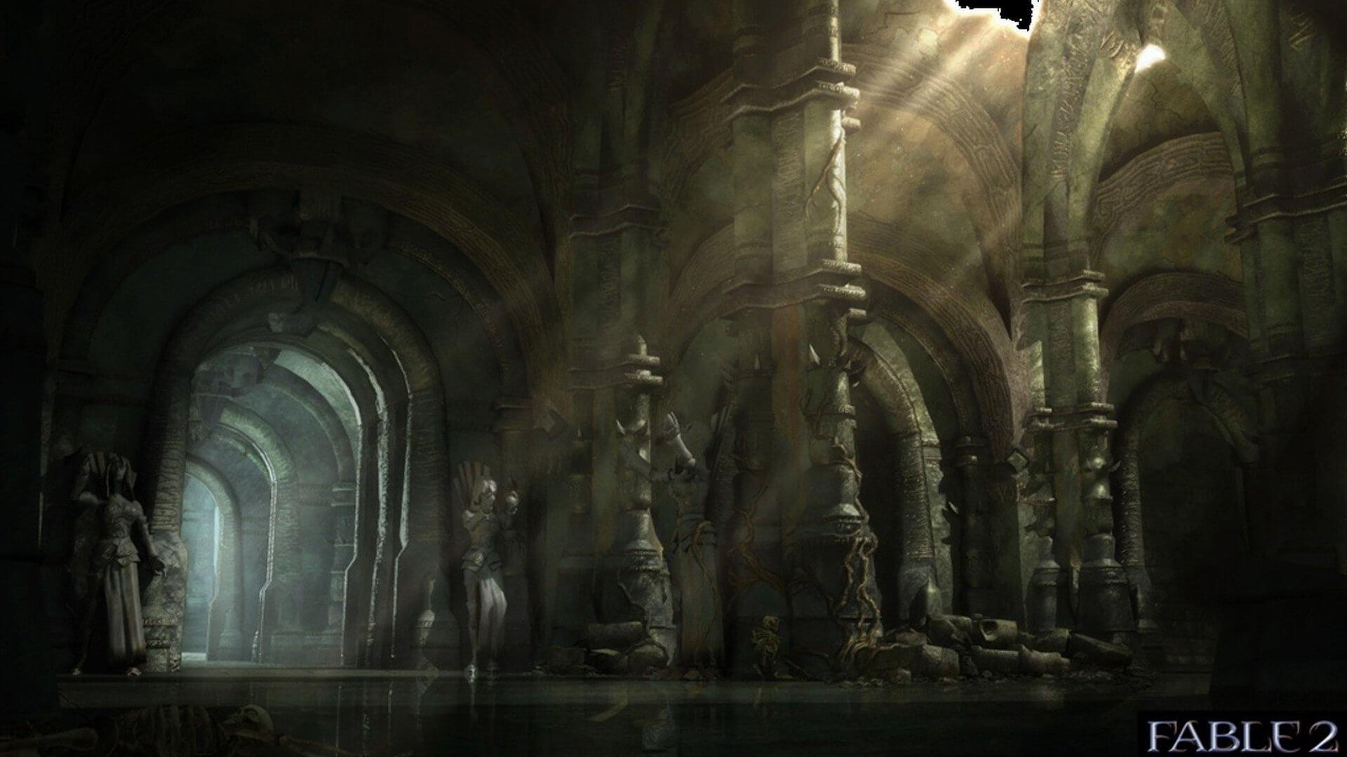 1920x1080 Fable 2 Temple Light HD Wallpaper • GamePhD