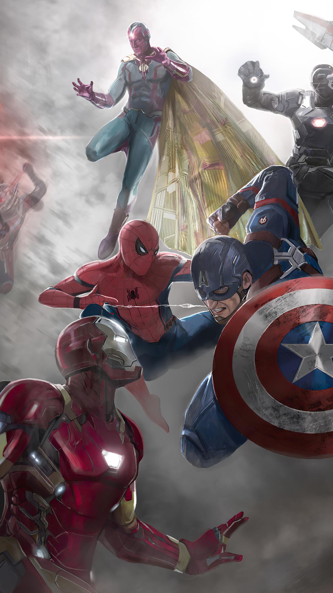 1080x1920 Captain America Civil War 4k 2020 iPhone 6s, 6 Plus, Pixel xl , One Plus 3t, 5 HD 4k Wallpaper, Image, Background, Photo and Picture