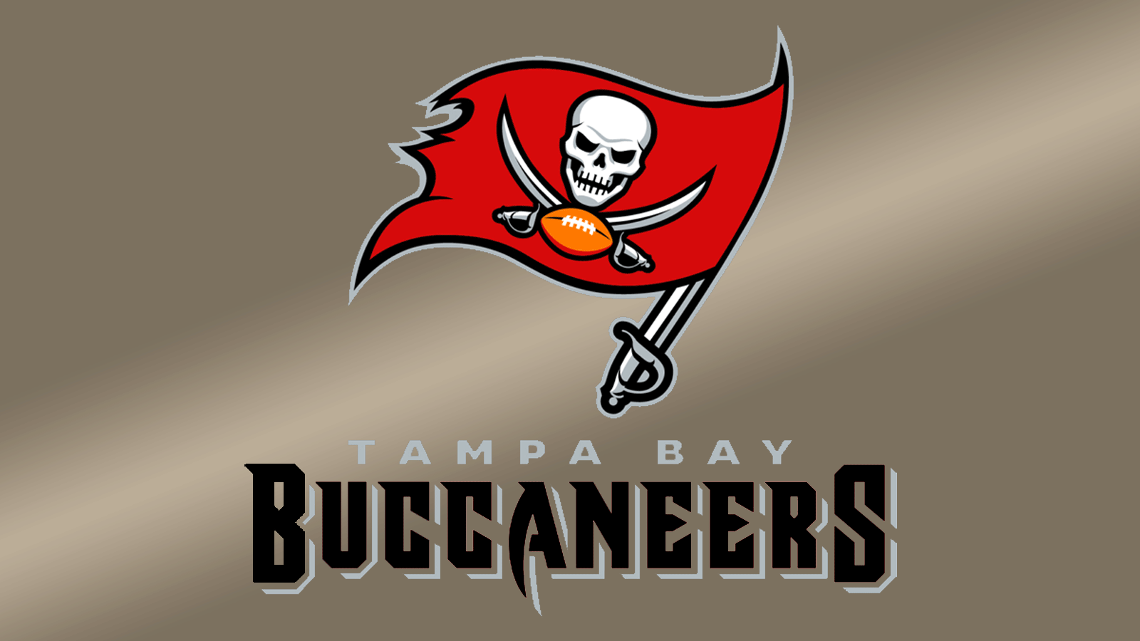 Download Red Aesthetic Tampa Bay Buccaneers Flag Wallpaper