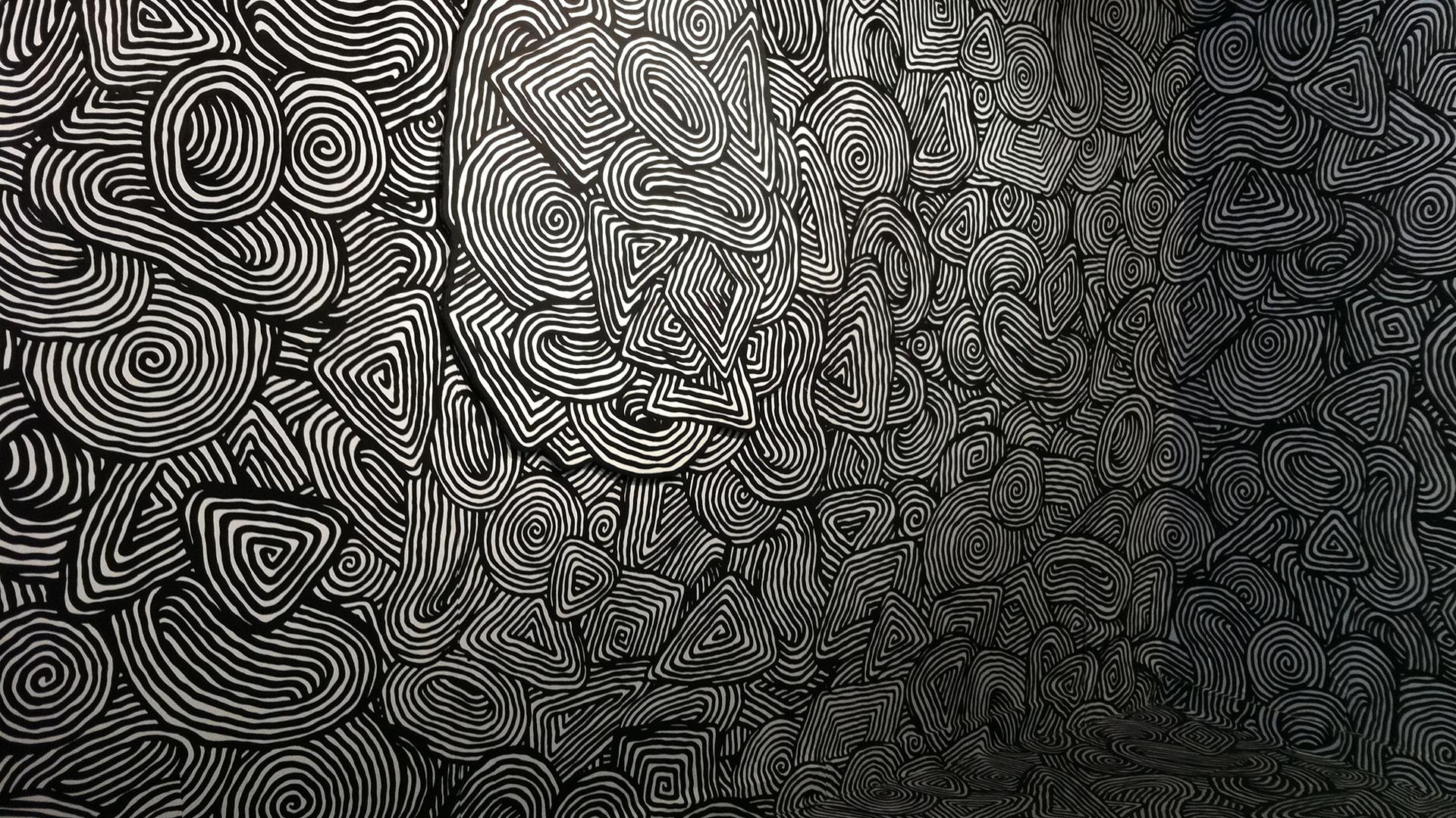 1920x1080 Free download psychedelic pattern texture spiral black white 3D wallpaper background [1920x1440] for your Desktop, Mobile & Tablet. Explore Textured 3D Wallpaper. Textured Wallpaper for Walls, 3D Office Wallpaper