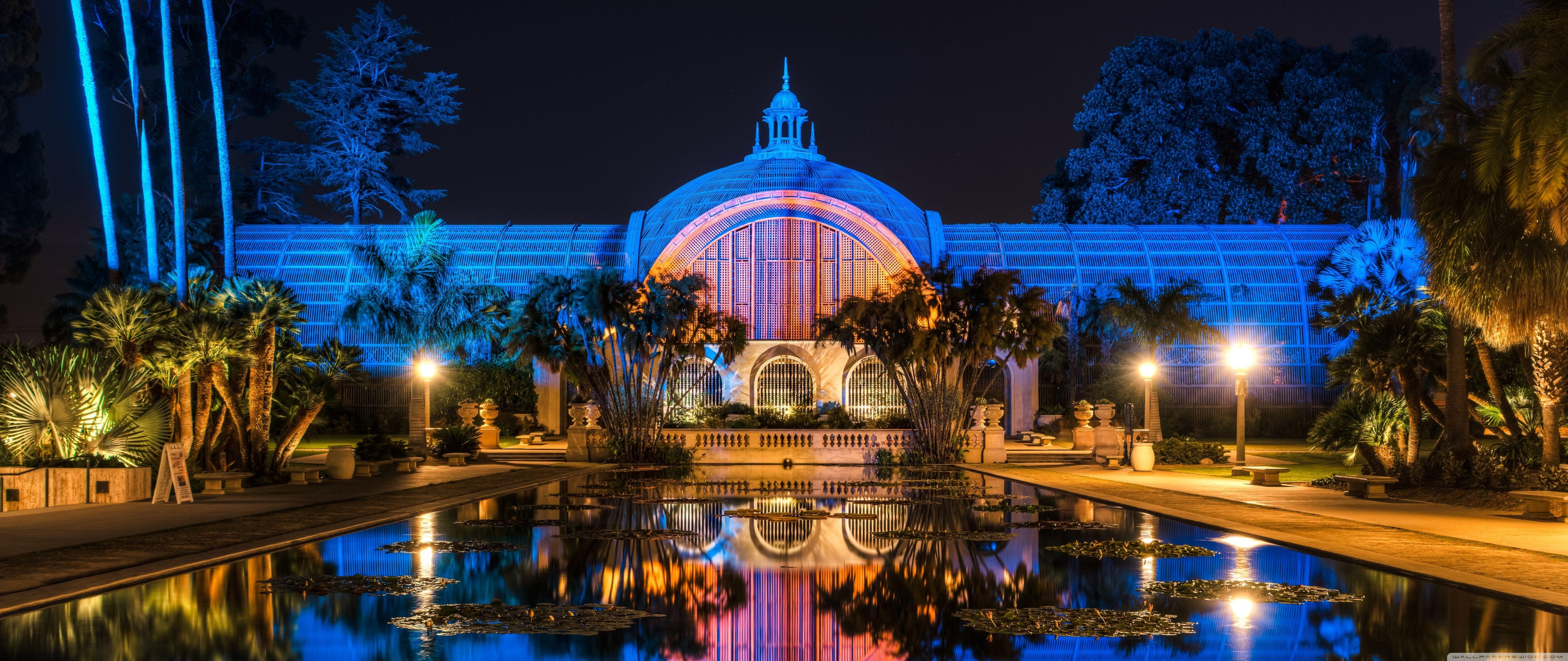 5120x2160 Balboa Park Botanical Building ❤ 4K HD Desktop Wallpaper for 4K