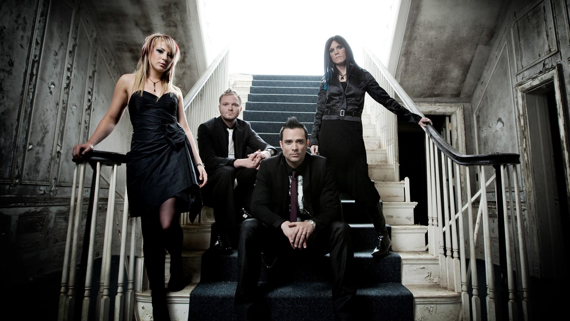 1920x1080 Skillet Band Jen Ledger John Cooper Korey Cooper Ben Kasica Wallpaper:1920x1080