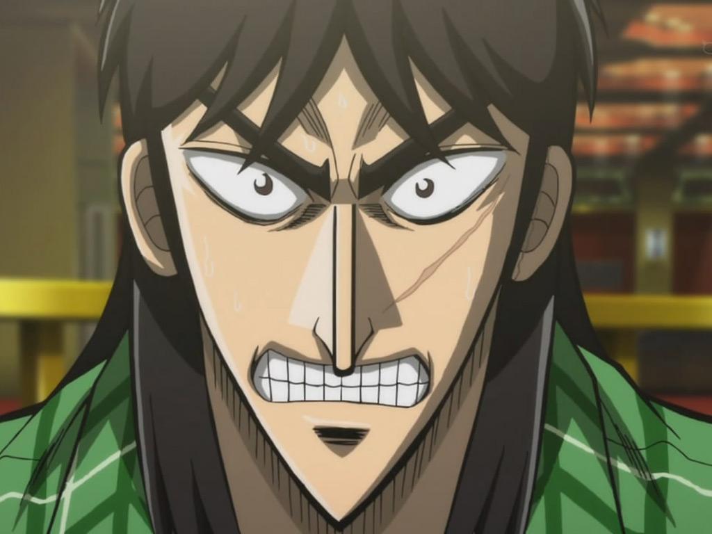 1024x768 Wallpaper of Gyakkyo Burai Kaiji Hakairoku hen Anime