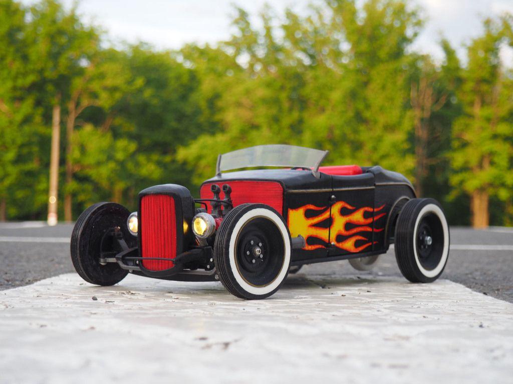 1024x768 RC modification of the Tony Stark&;s Hotrod by gamebox13. Hot rods, Car, 3D printing