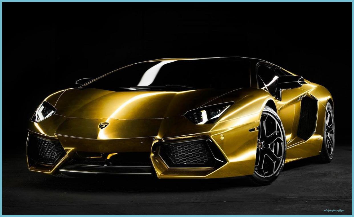 1241x761 Cool Gold Cars Lamborghini Wallpaper On WallpaperDog Lamborghini Wallpaper