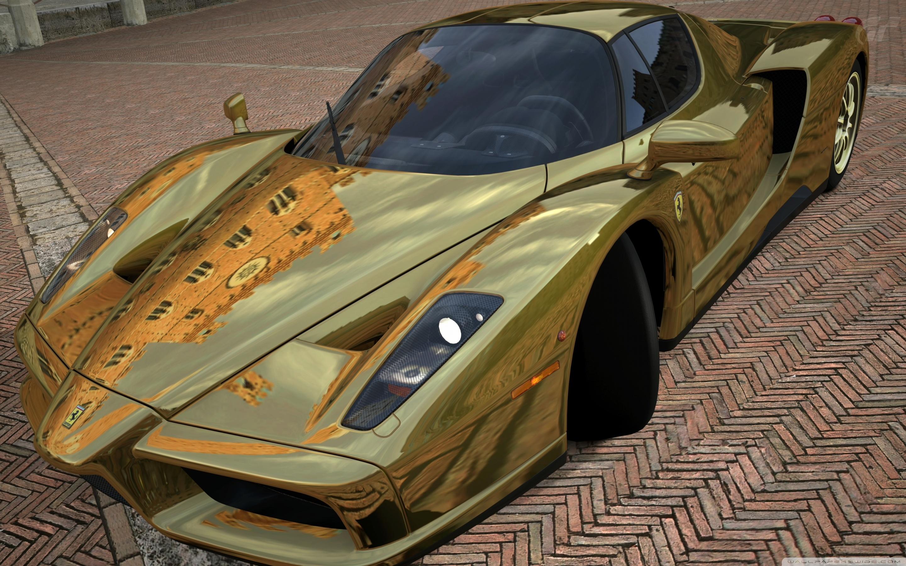 2880x1800 Ferrari Enzo Gold Ultra HD Desktop Background Wallpaper for 4K UHD TV : Widescreen & UltraWide Desktop & Laptop : Tablet