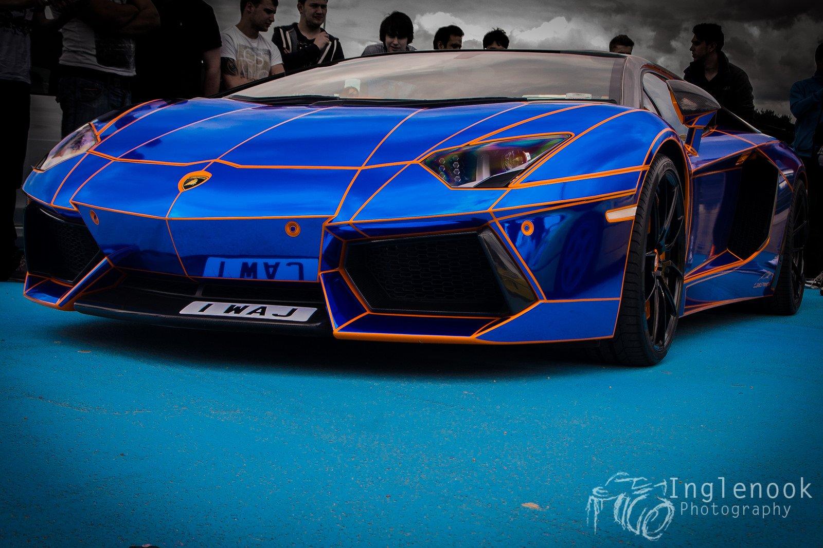 1600x1067 lamborghini, Aventador, Lp700 Chrome, Blue, Tuning, Supercars Wallpaper HD / Desktop and Mobile Background