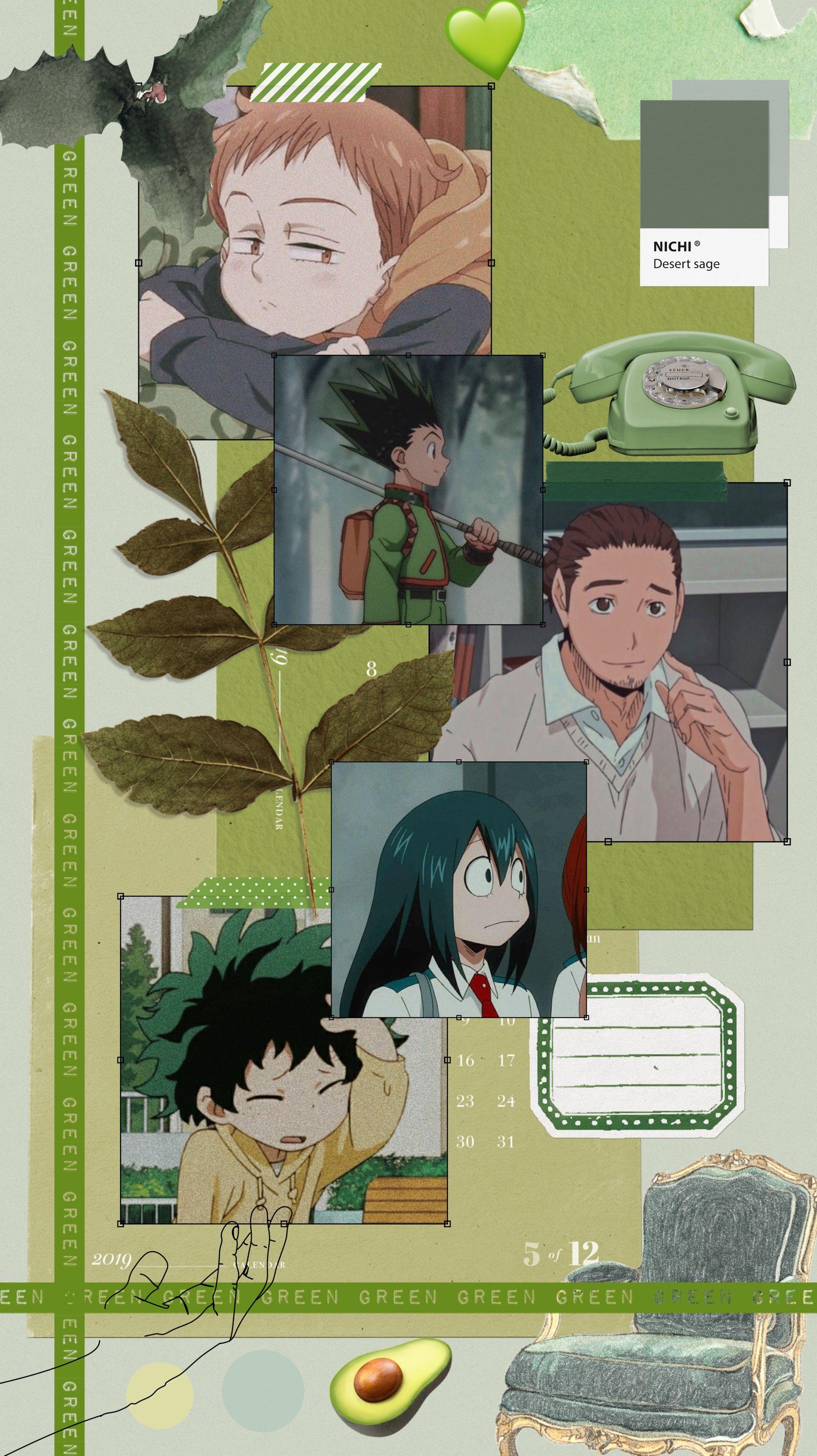 Green anime aesthetic HD wallpapers  Pxfuel