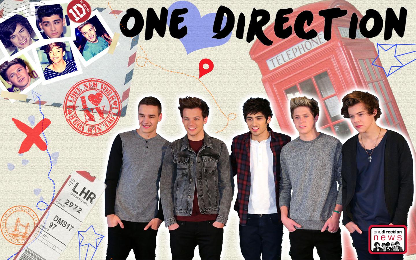 1440x900 One Direction wallpaperx900