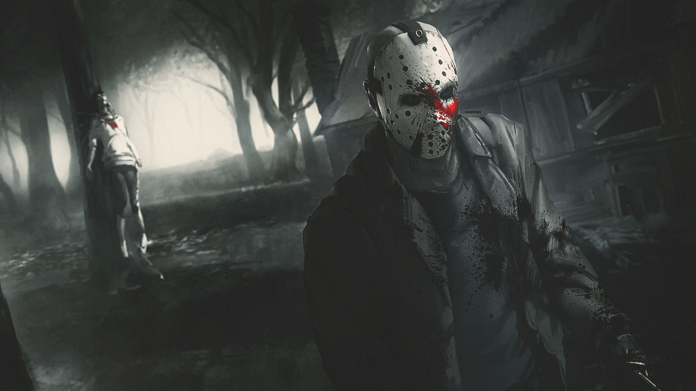 1366x768 mortal kombat x jason voorhees by mardetonam watch fan art wallpaper. Scary games, Ios games, Horror game