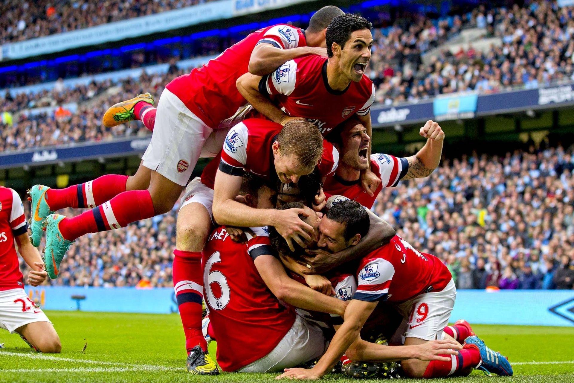 1920x1280 arsenal, Football Club, Gunners, Players, celebrate wallpaper desktop background
