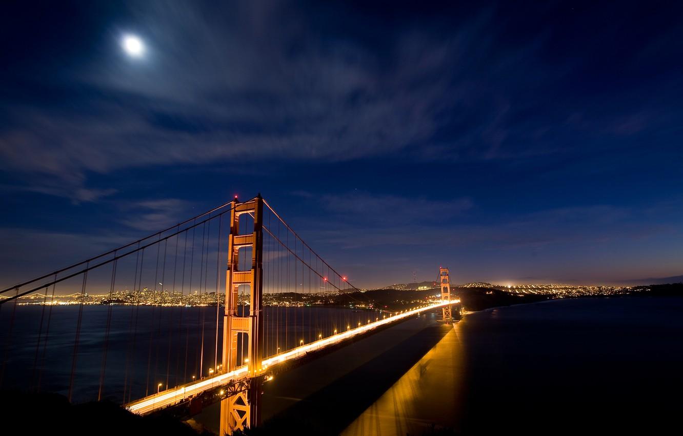 Golden Gate Bridge at Night Wallpapers - Top Free Golden Gate Bridge at ...