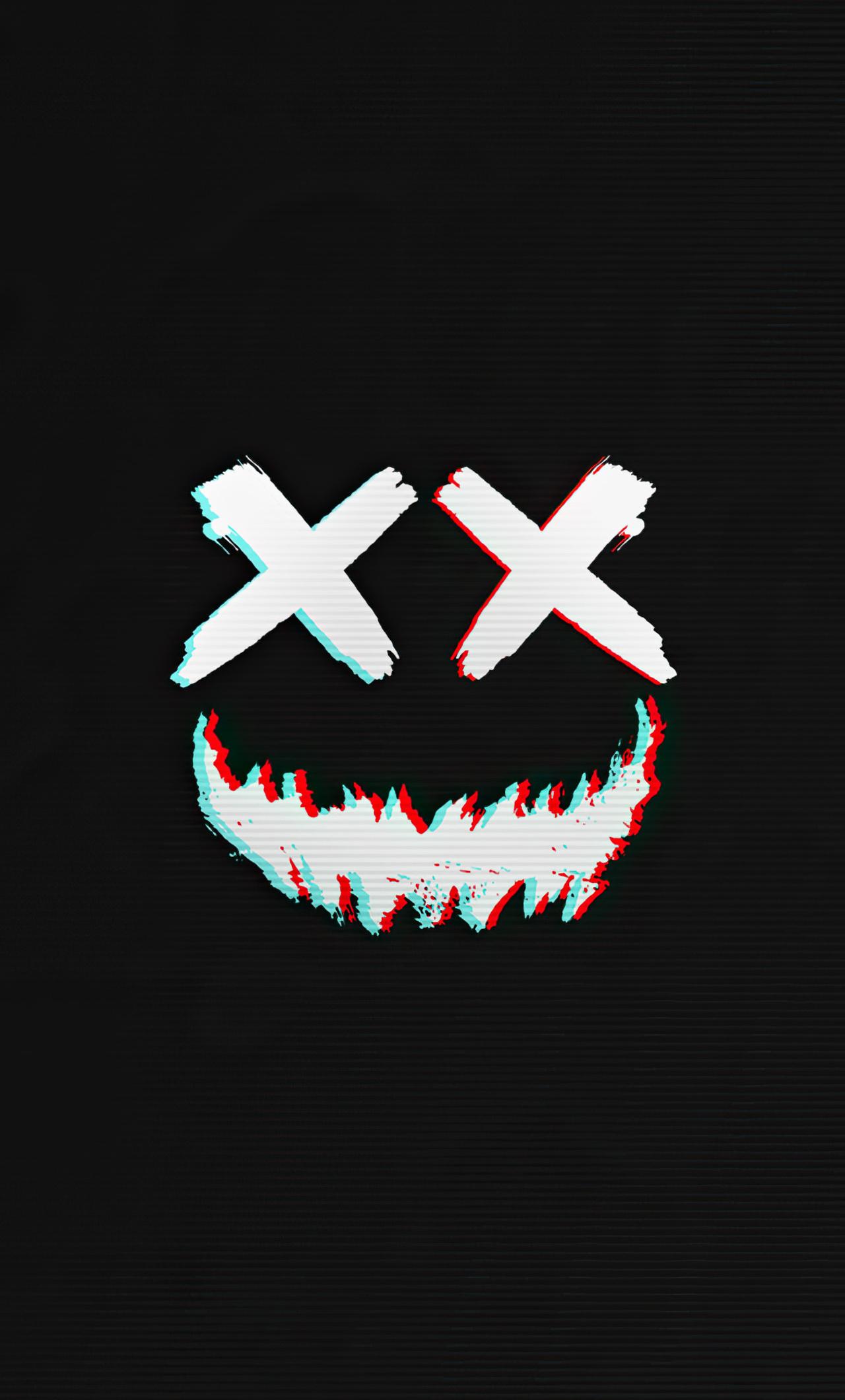 1280x2120 Smile Vector Dark 4k iPhone HD 4k Wallpaper, Image, Background, Photo and Picture