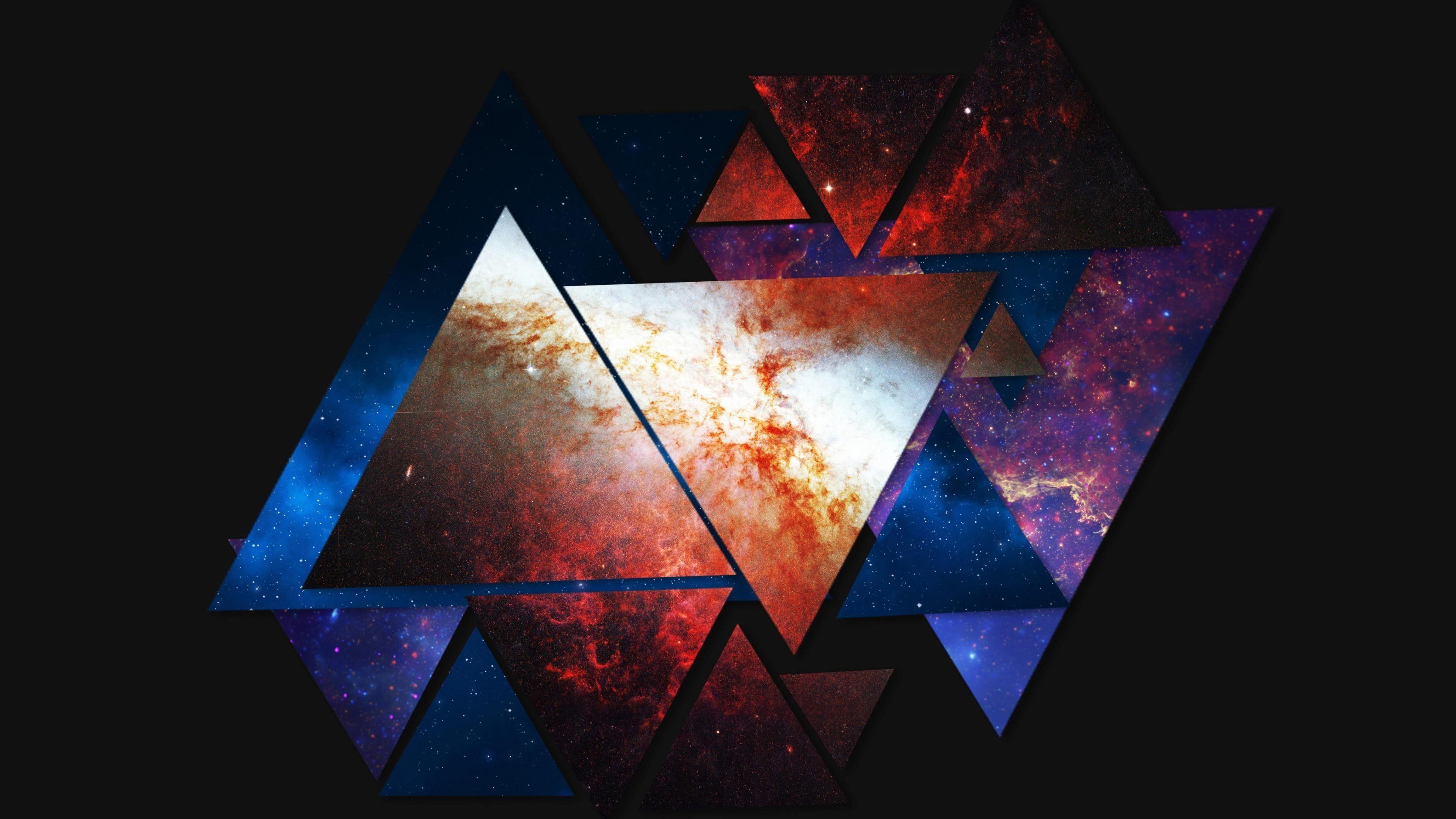 3840x2160 Hexagram Wallpaper