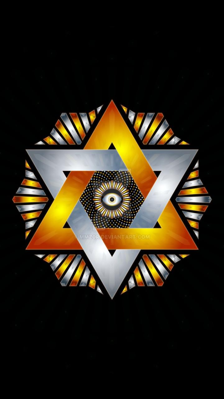 720x1280 Abstract Hexagram Design Background Wallpaper 100322