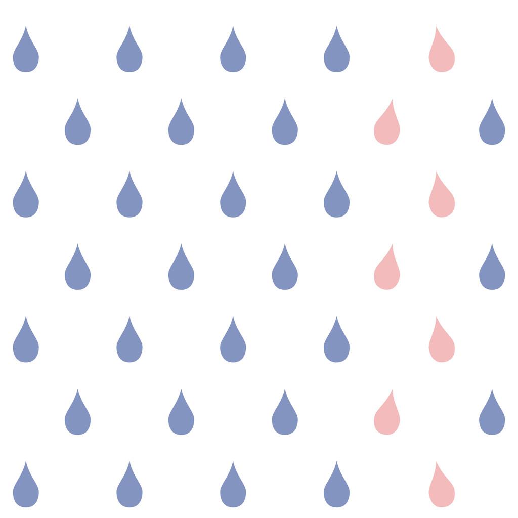 1024x1024 Water, raindrops wallpaper Colours: Serenity and Rose Quartz (blue and rose)