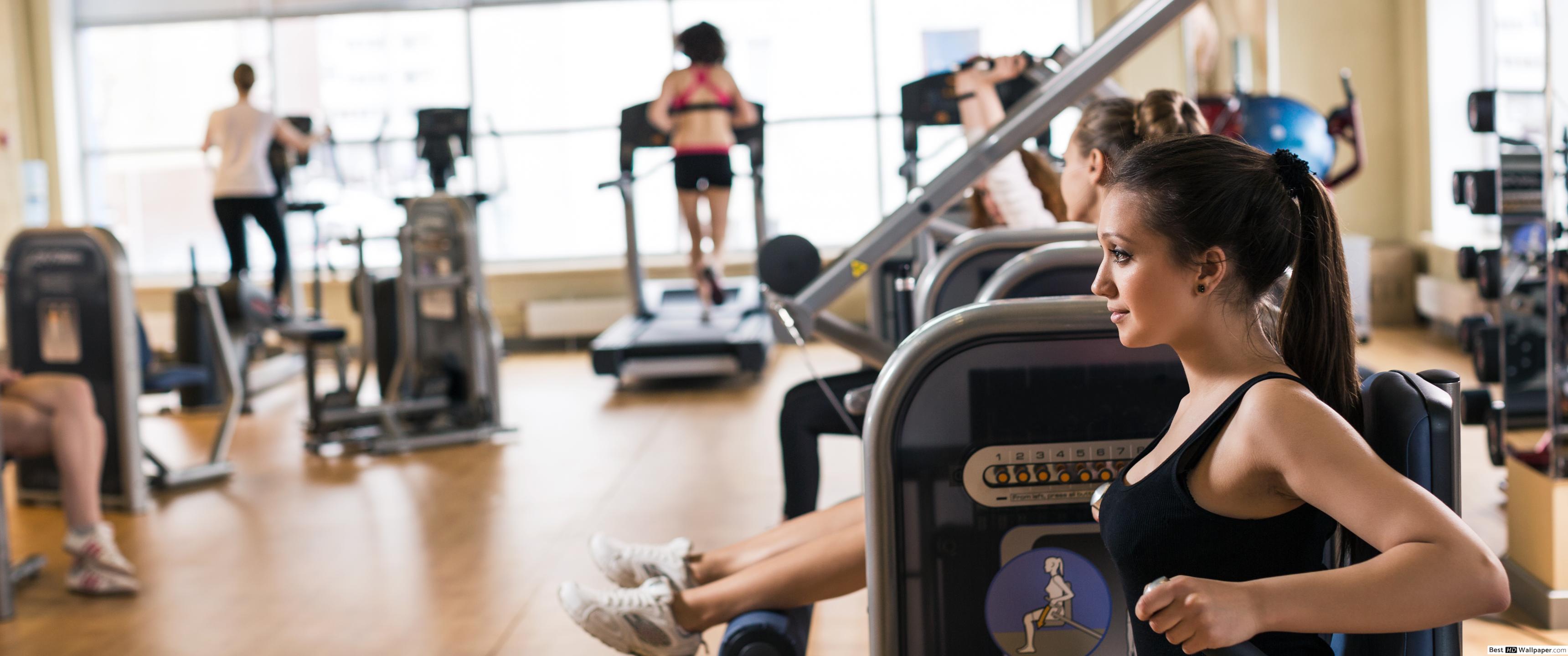 3440x1440 Gym Time HD wallpaper download