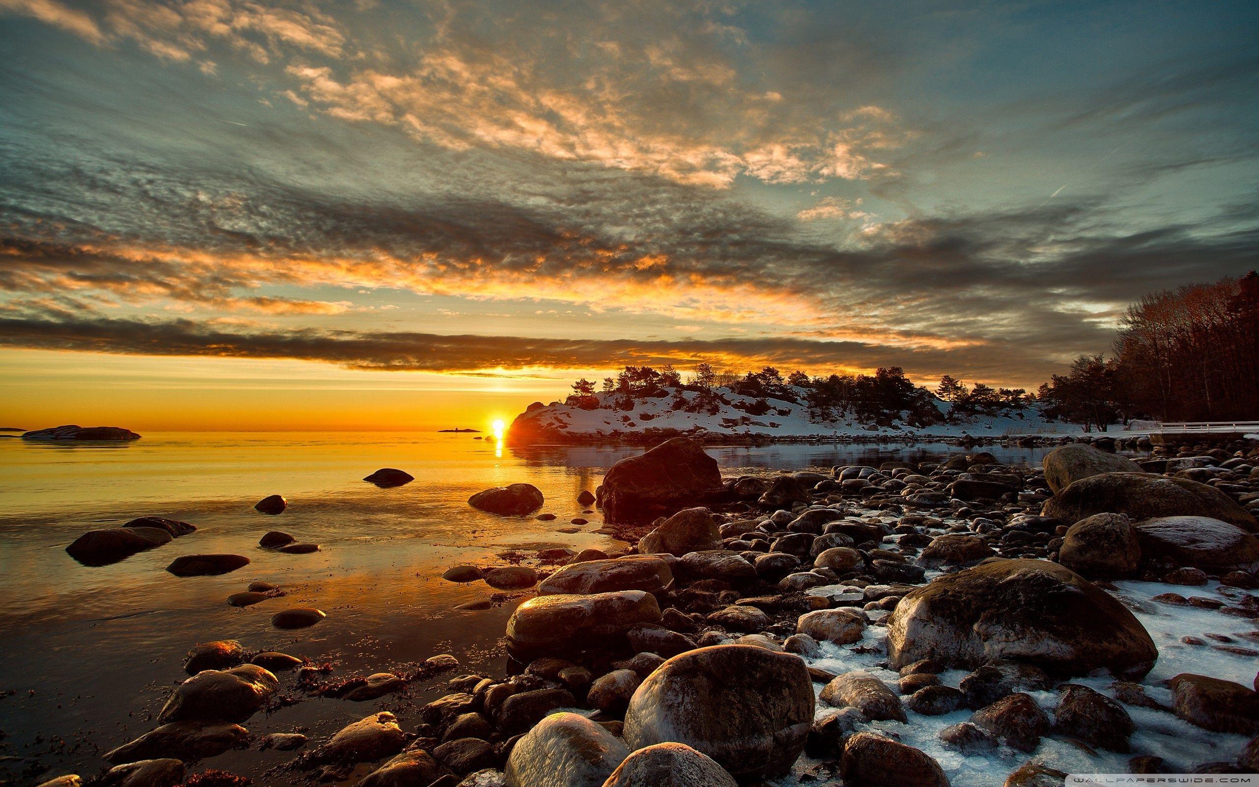 2560x1600 Winter Sunshine Wallpaper