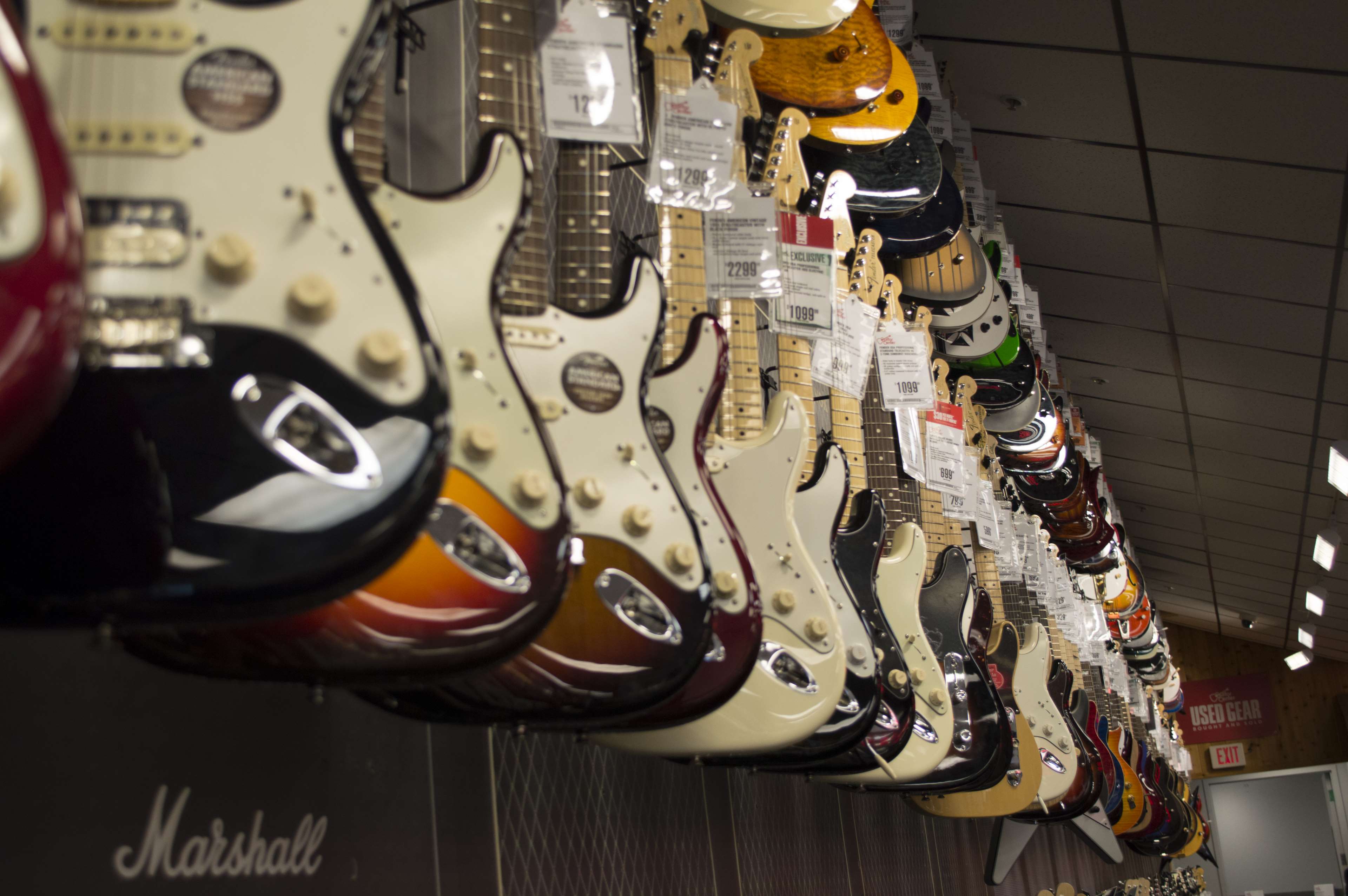 3840x2553 electric guitars HD wallpaper, Background