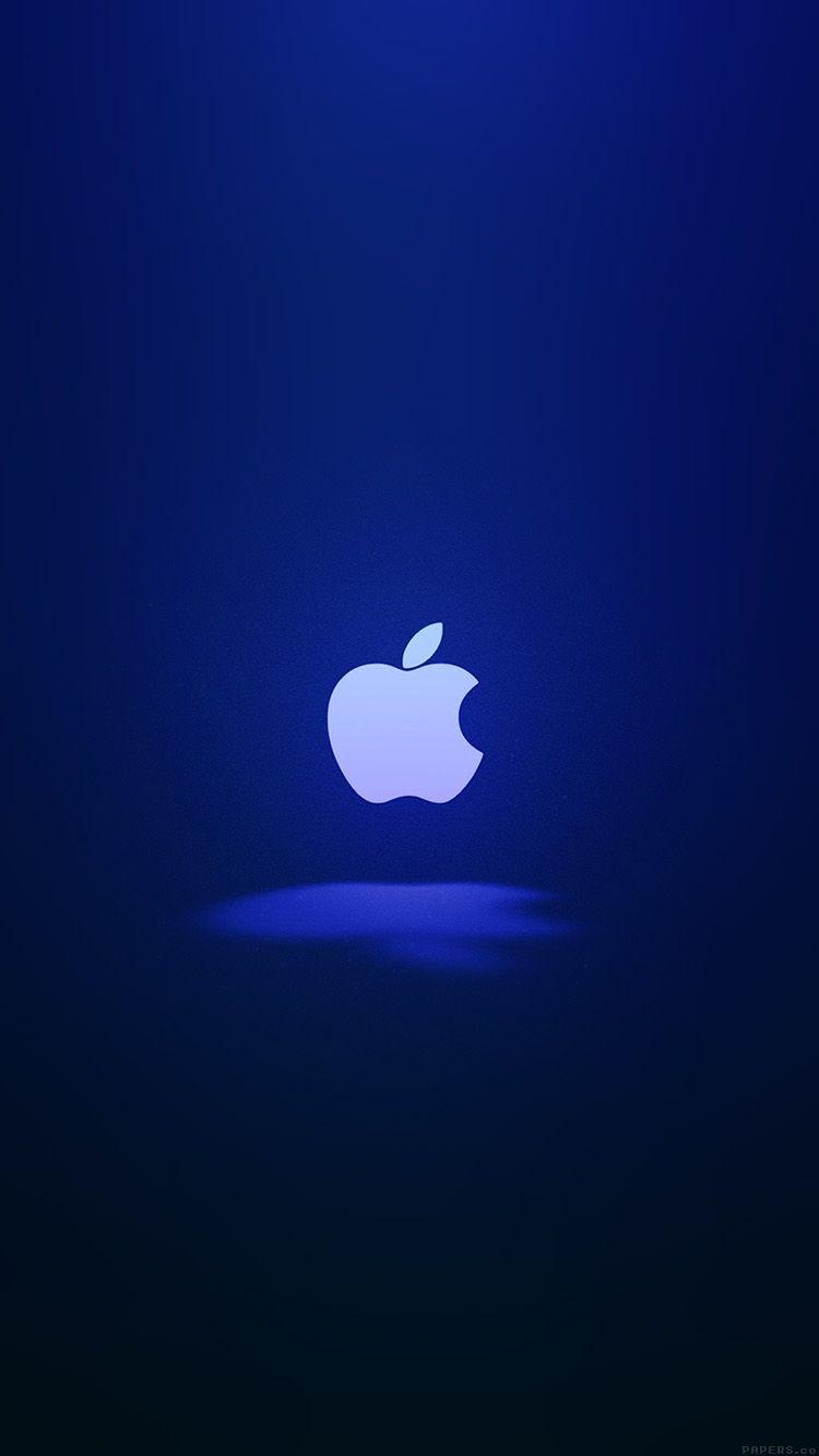 HD blue apple logo wallpapers | Peakpx
