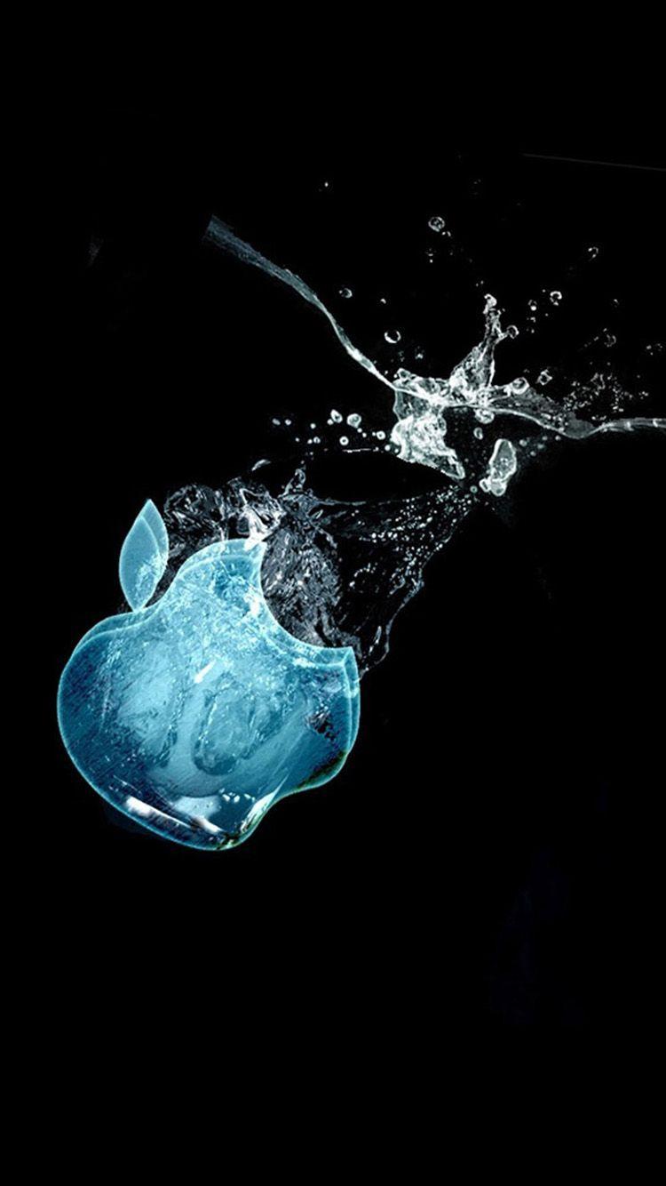 750x1334 blue apple background Collection. HD Wallpaper. Apple