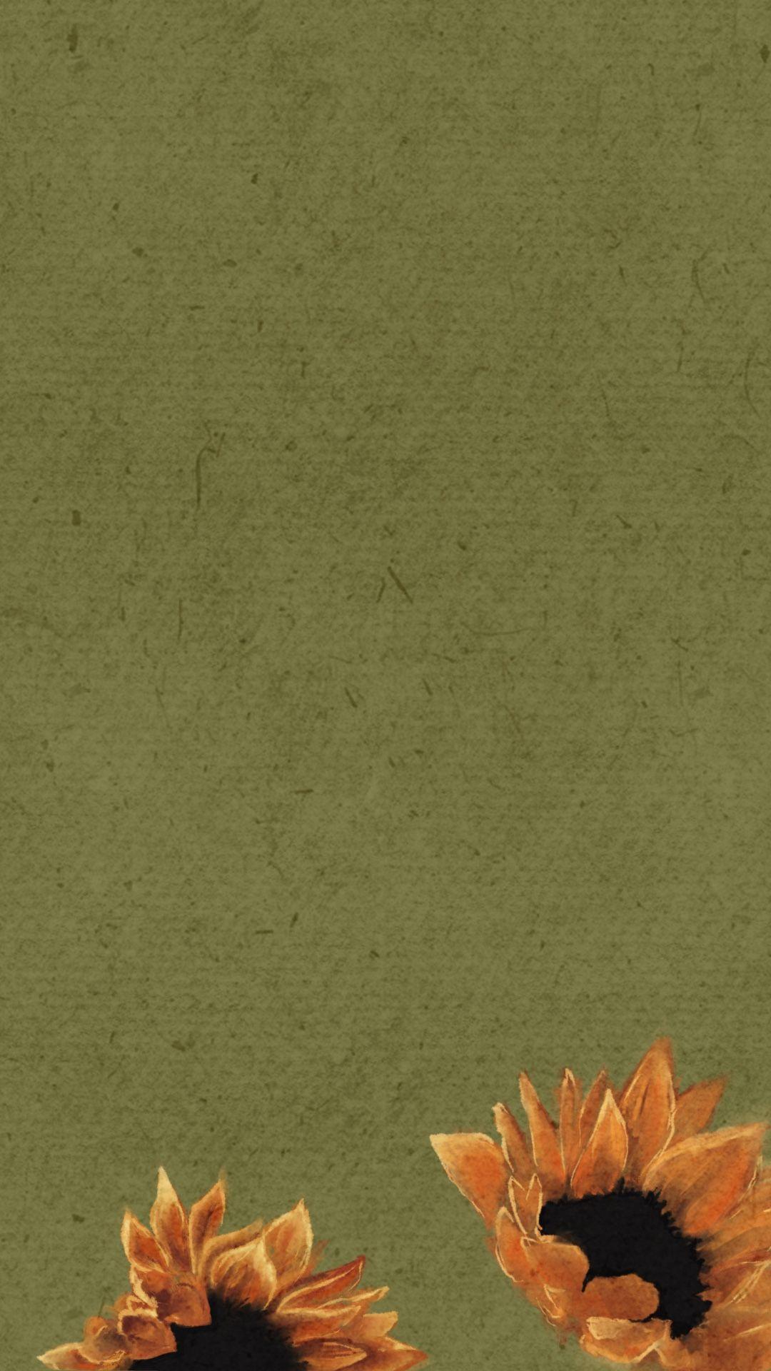 1080x1920 Sunflowers. Sunflower wallpaper, Green aesthetic, Cool wallpaper for phones