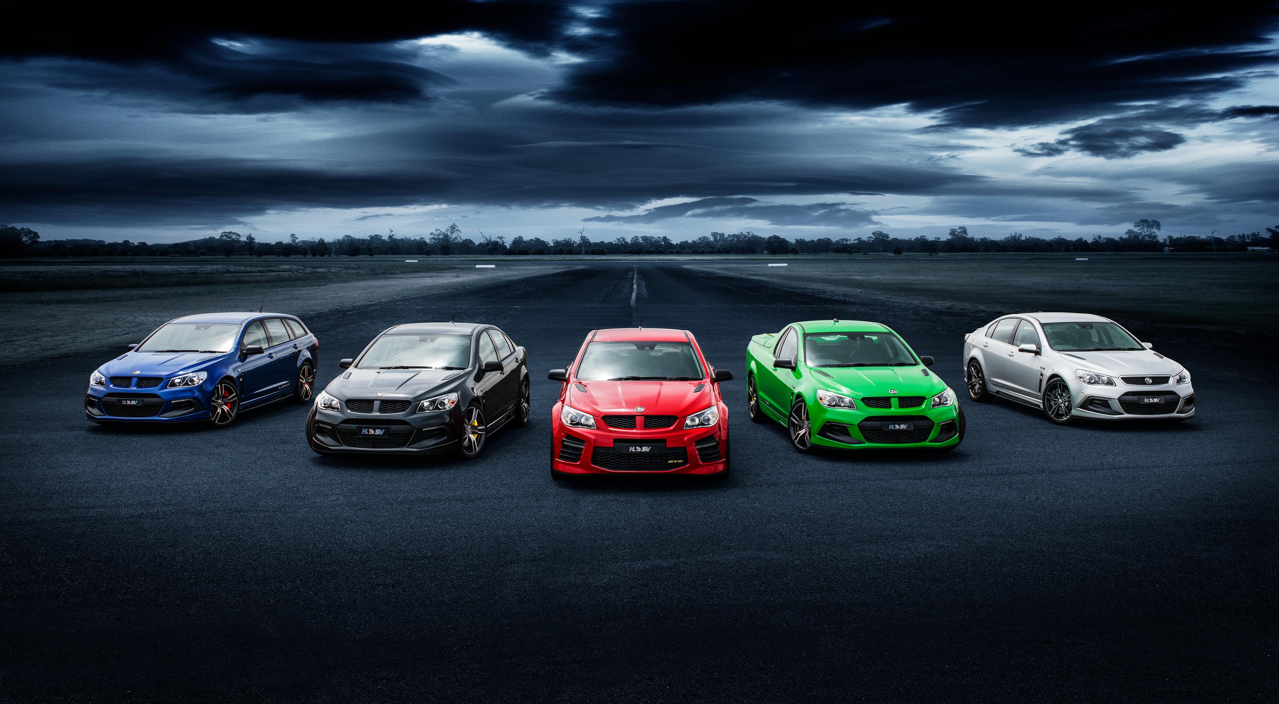 4096x2254 Holden Car Vehicle Blue Car Black Car Red Car Green Car White Car Wallpaper:4096x2254