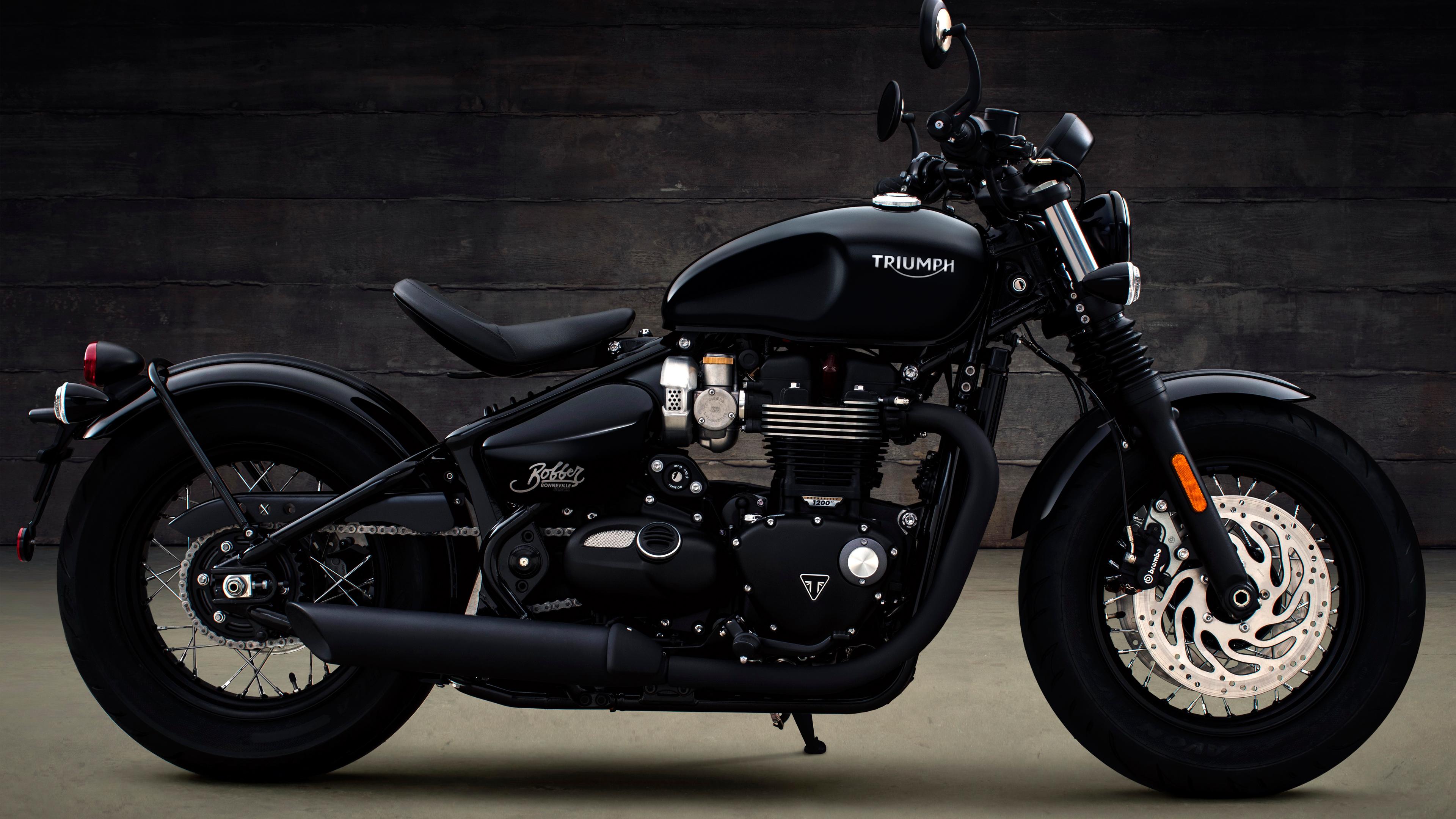 3840x2160 Wallpaper 4k 2018 Triumph Bonneville Bobber 4K Wallpaper