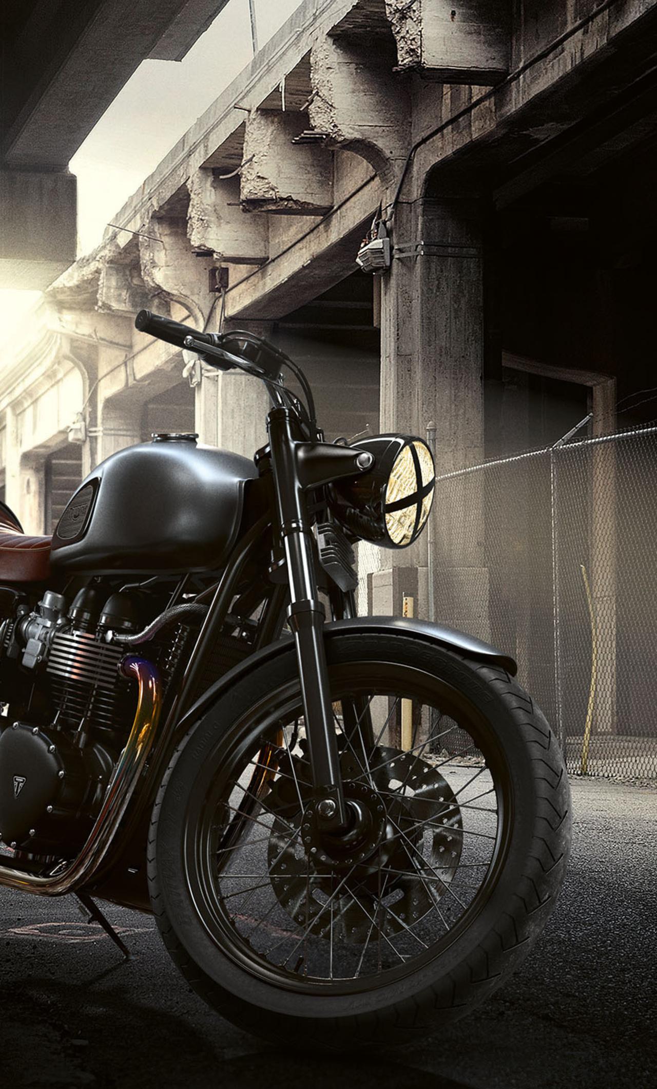 1280x2120 Triumph Bonneville iPhone HD 4k Wallpaper, Image, Background, Photo and Picture