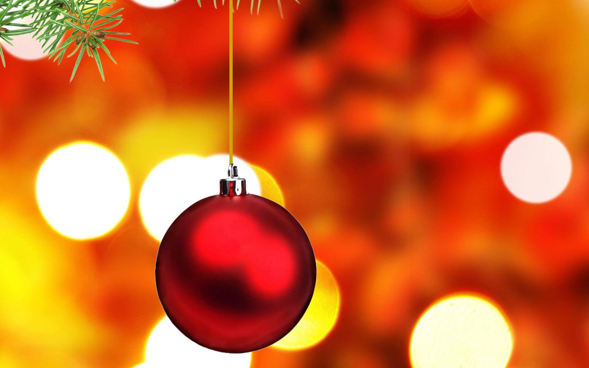 1920x1200 Wallpaper Red Christmas ball 1920x1200 HD Picture, Image