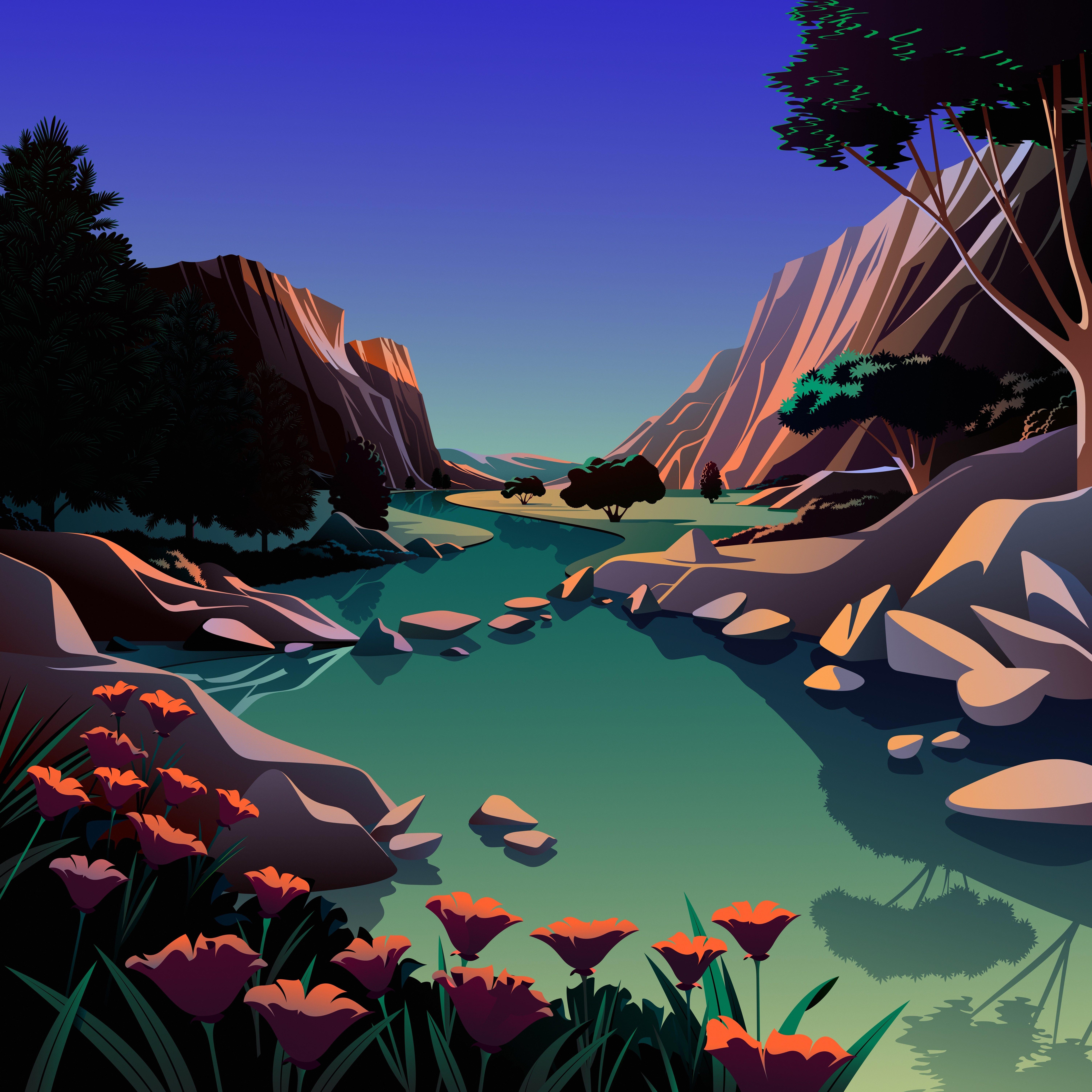 6016x6016 Get the macOS Big Sur Default Wallpaper