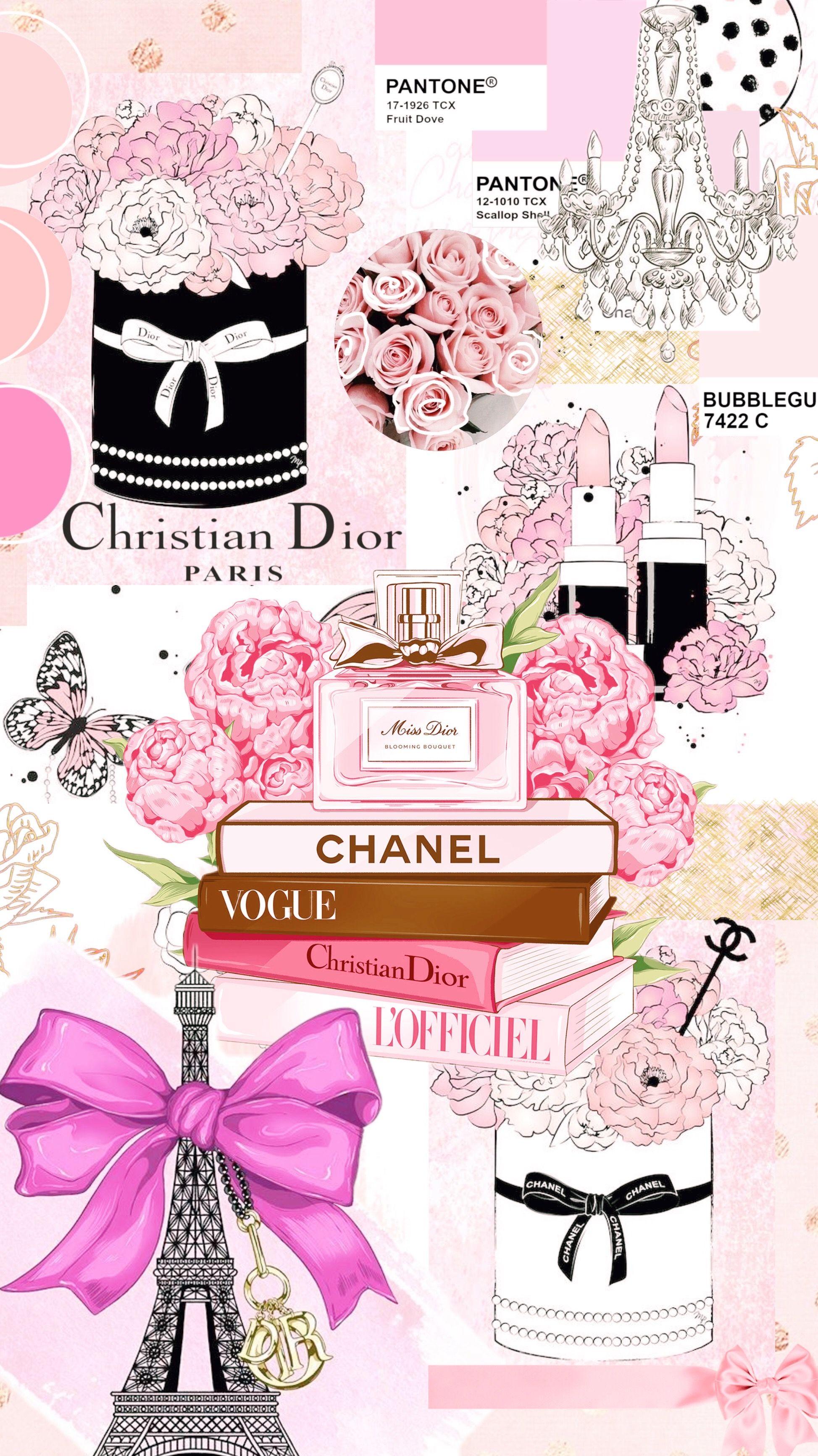 1947x3464 Moodboard Chanel, Dior (.). iPhone wallpaper, Cute drawings, Glow stars
