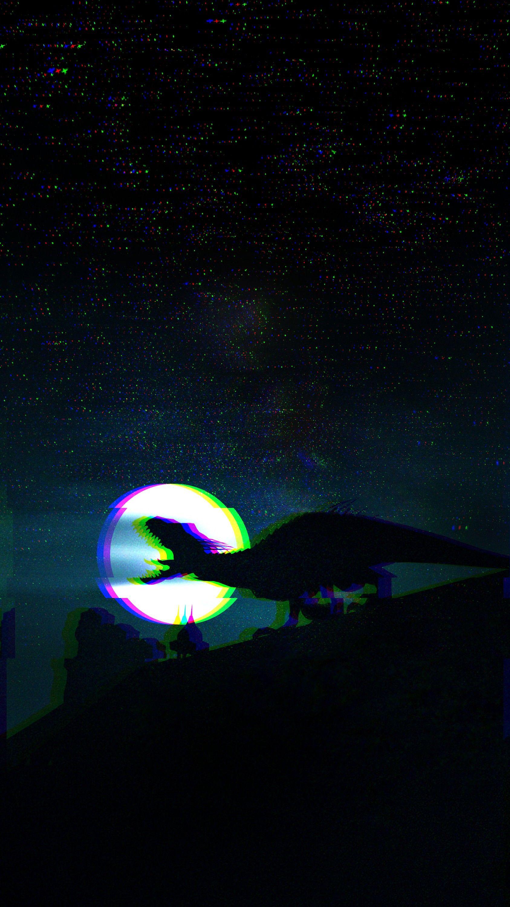 1687x3000 Glitch Wallpaper