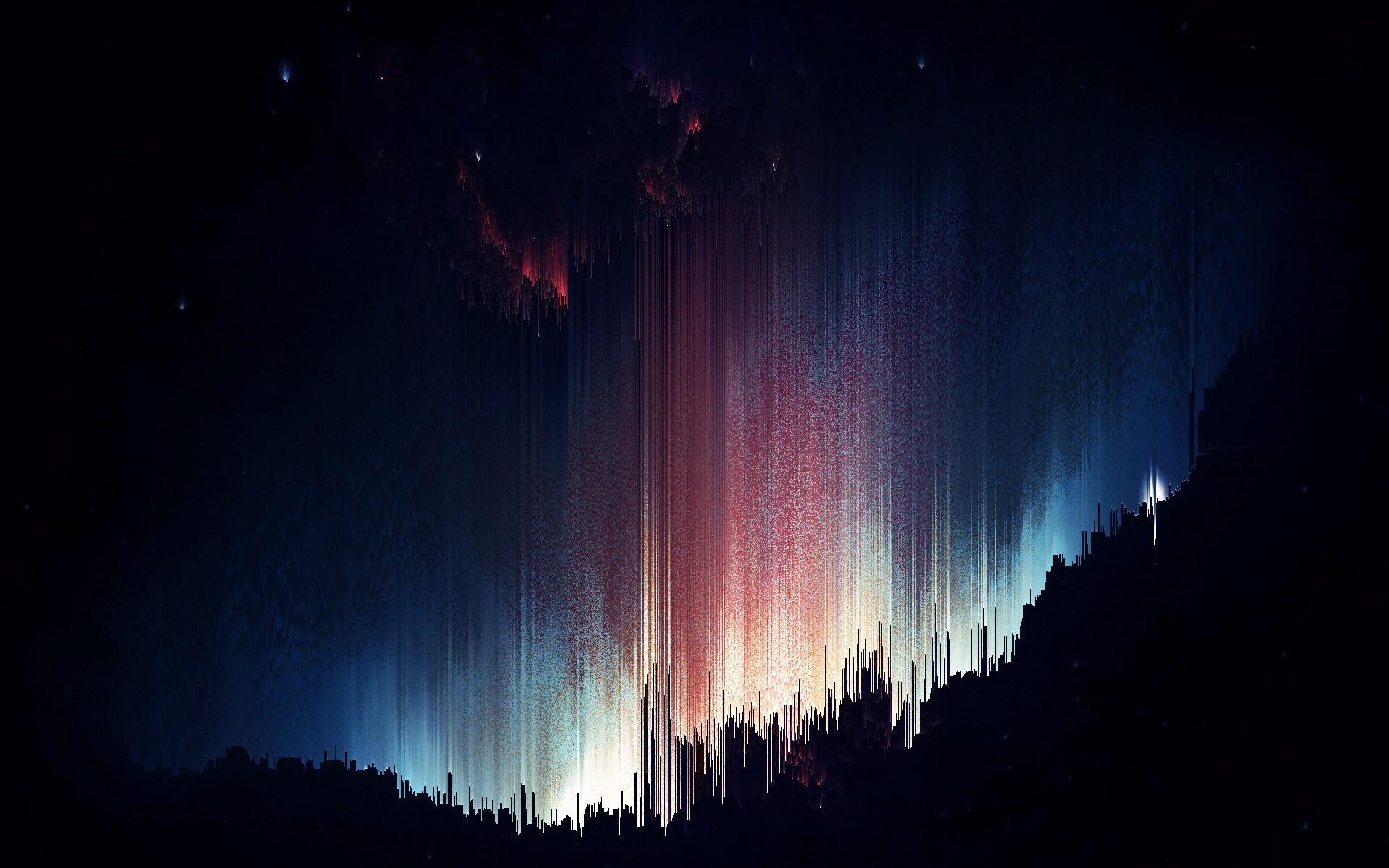 1920x1200 #pixel sorting, #glitch art, #aurorae wallpaper. Mocah HD Wallpaper