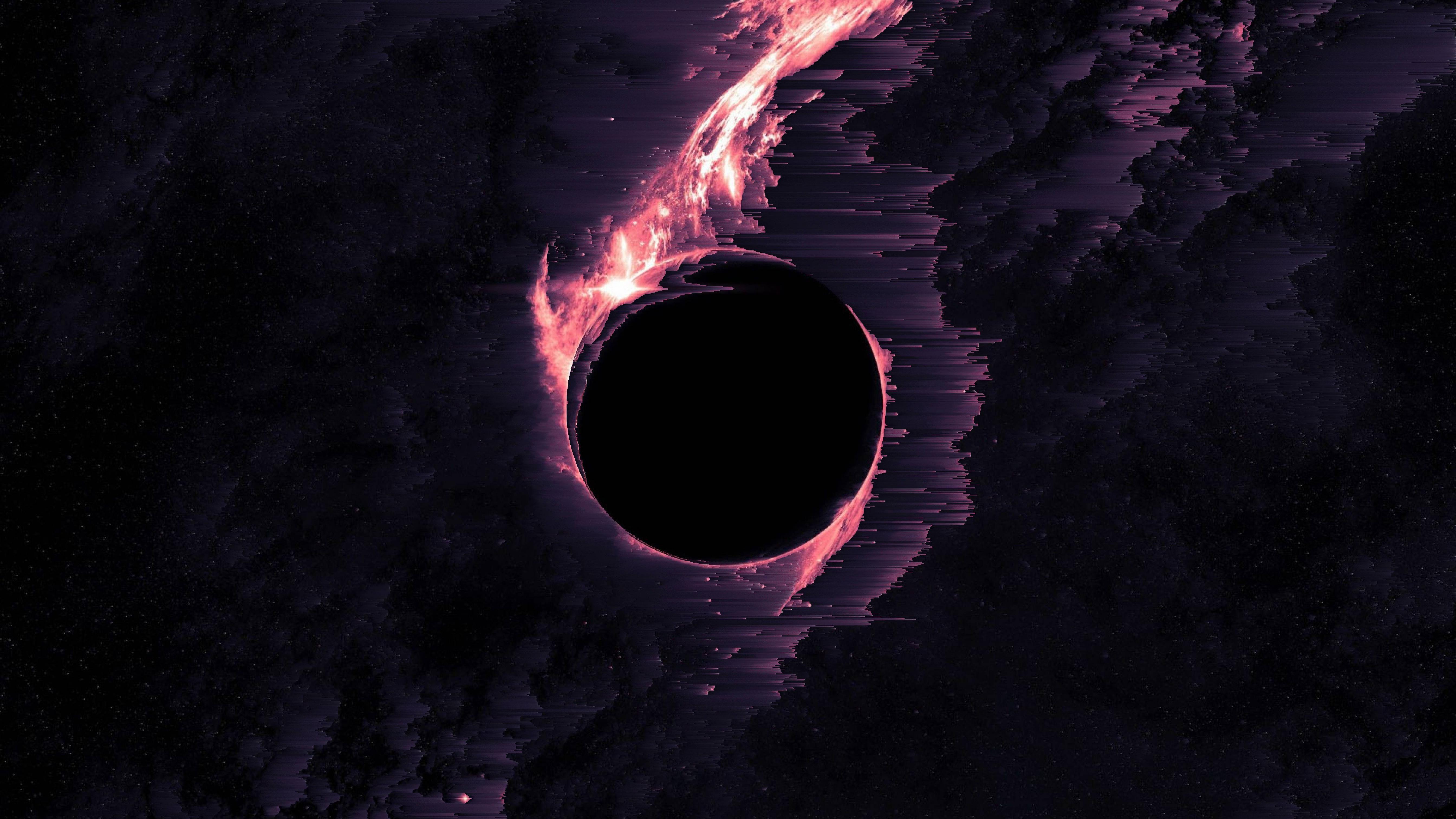 5376x3024 Moon Glitch 8K Wallpaper, HD Artist 4K Wallpaper, Image, Photo and Background