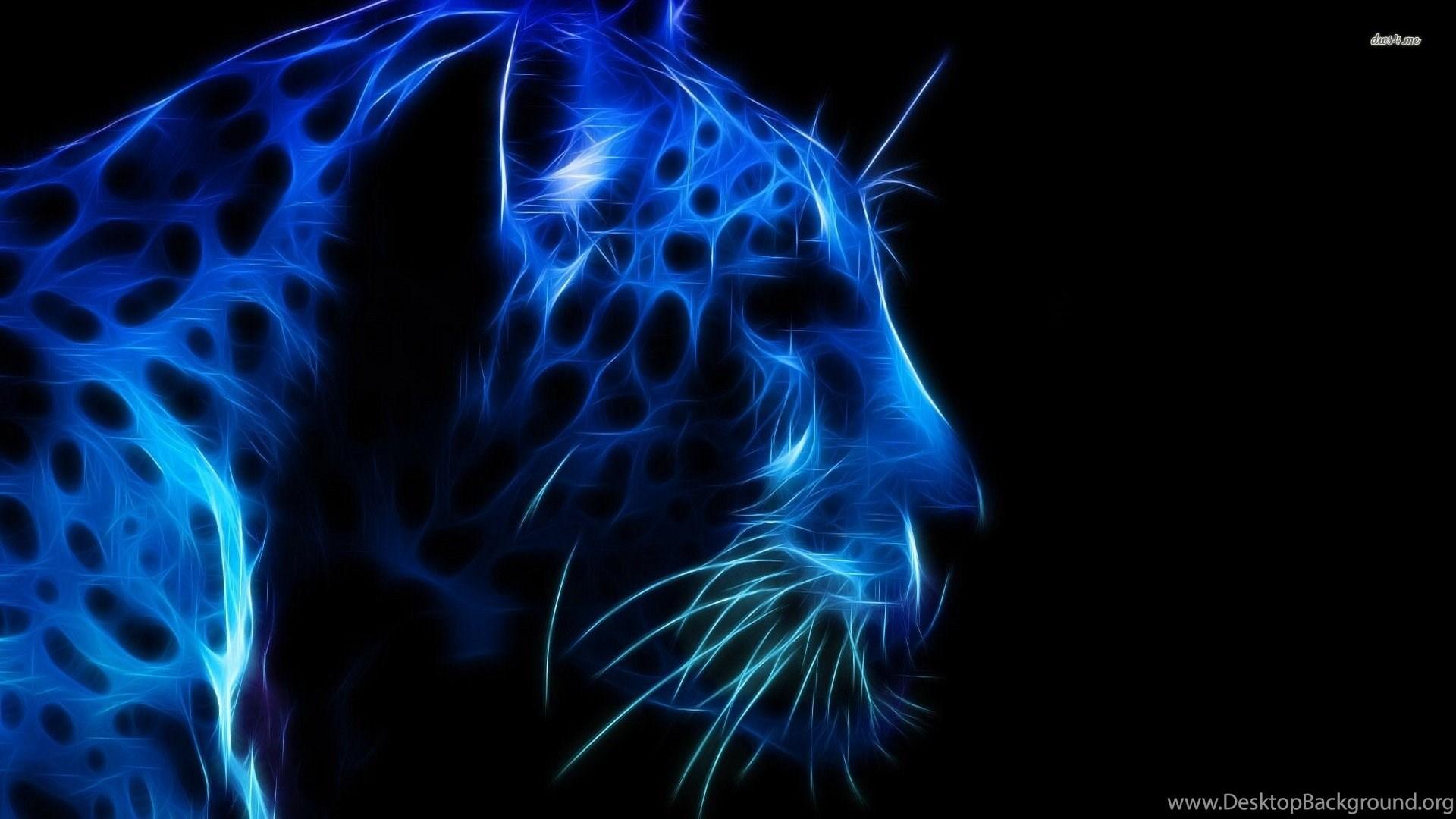 1920x1080 Blue Leopard Wallpaper Wallpaper High Definition Desktop Background
