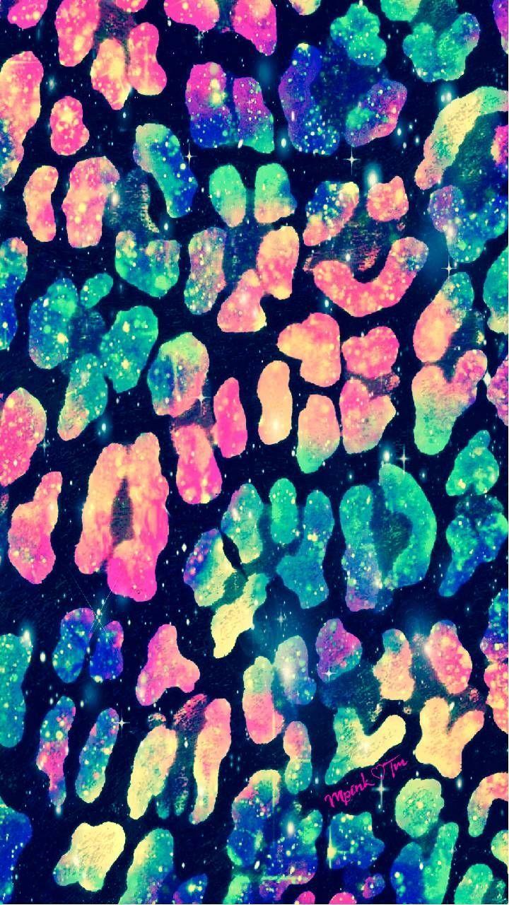 720x1280 Cute Neon Animal Print Wallpaper