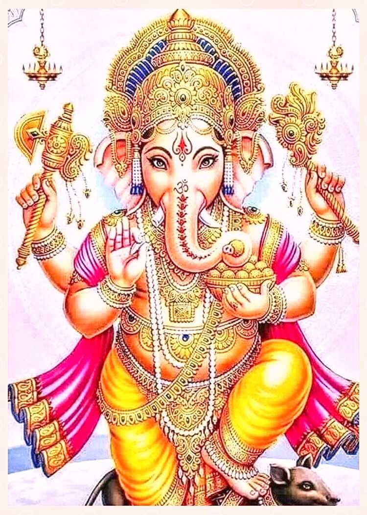 750x1050 Mobile HD Ganesh Wallpaper