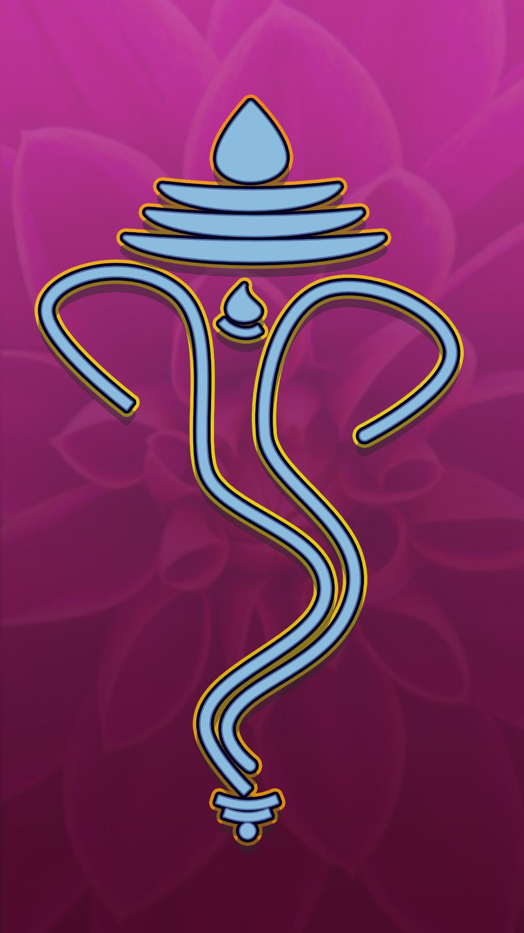 1080x1920 Free HD Abstract Ganesha Phone Wallpaper.2144