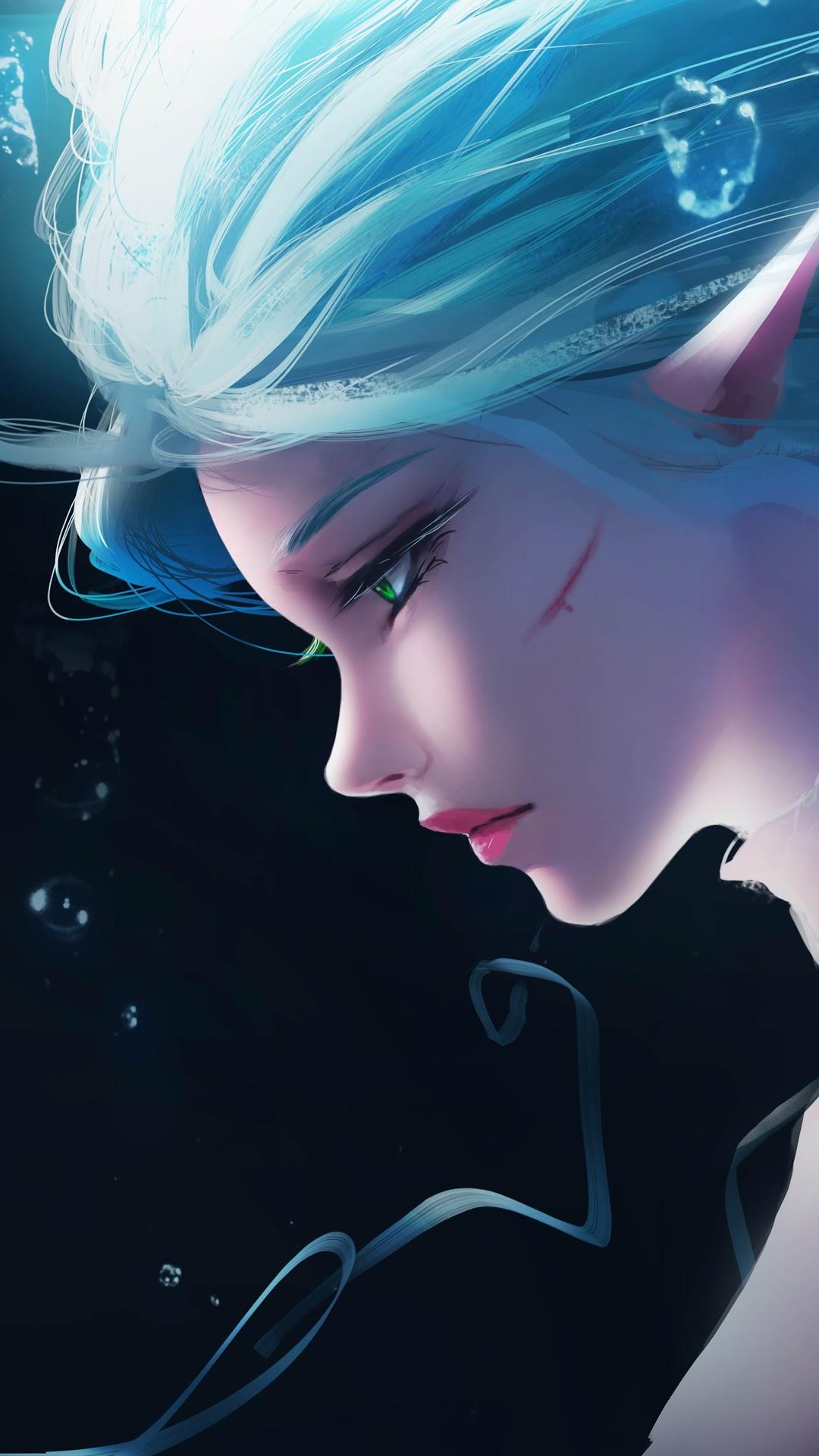 1080x1920 Anime, Elf, Girl, Fantasy, 8K phone HD Wallpaper, Image, Background, Photo and Picture. Mocah HD Wallpaper