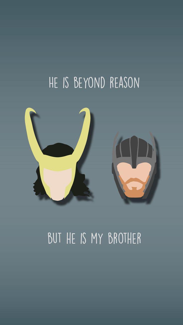 736x1308 Brothers of ragnarok. Marvel iphone wallpaper, Loki wallpaper, Thor wallpaper