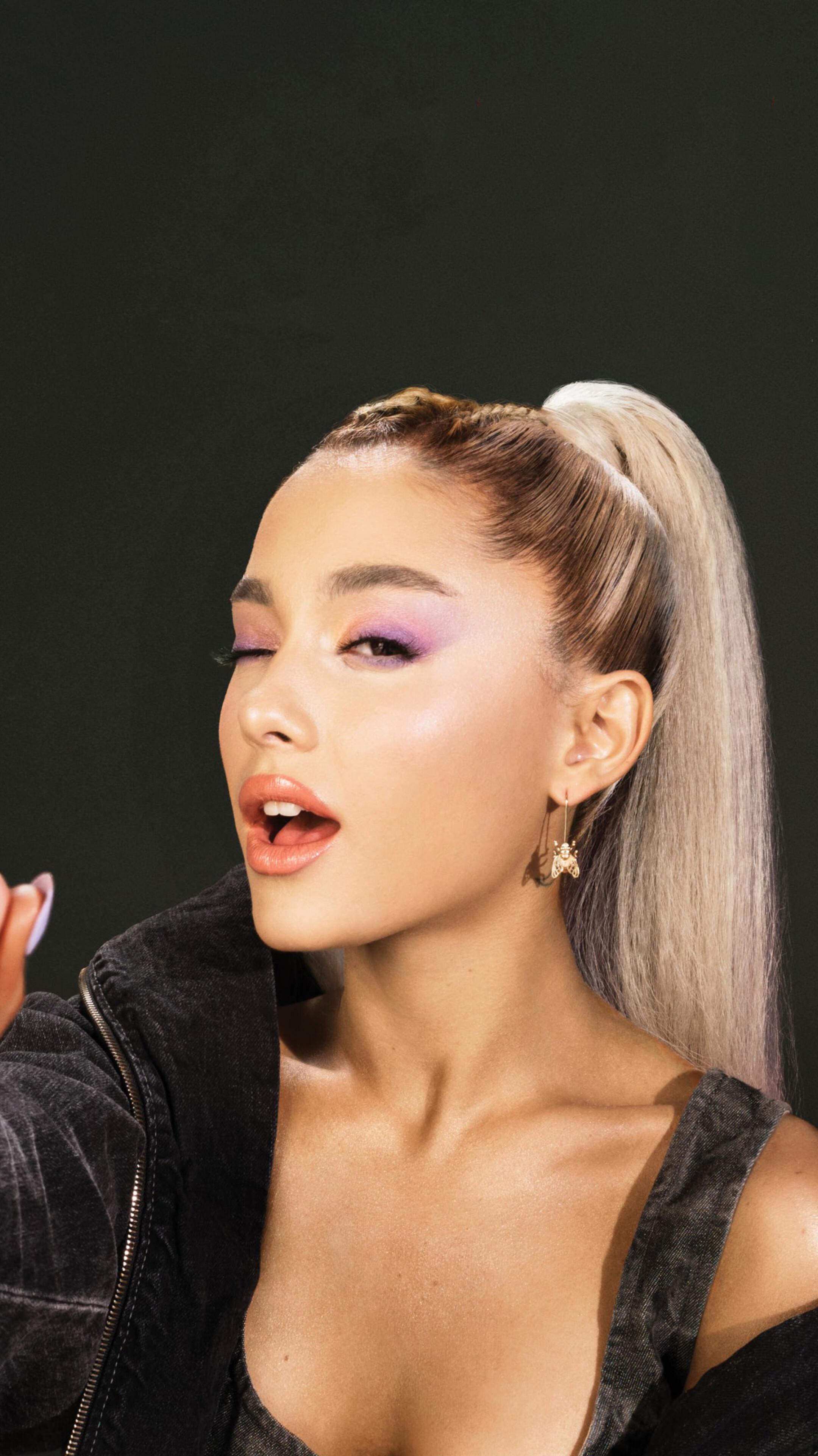 2160x3840 Ariana Grande, Wink, 4K phone HD Wallpaper, Image, Background, Photo and Picture. Mocah HD Wallpaper